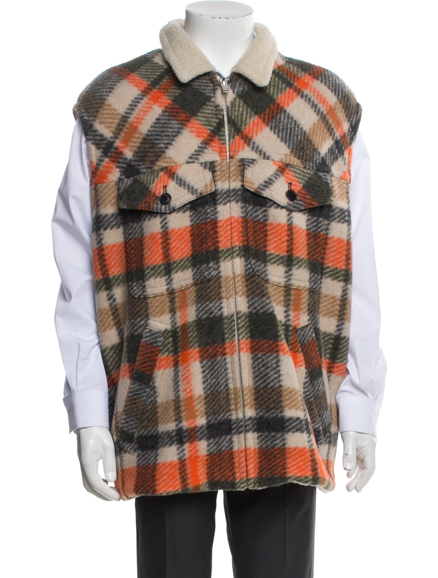 Isabel Marant Plaid Print Vest