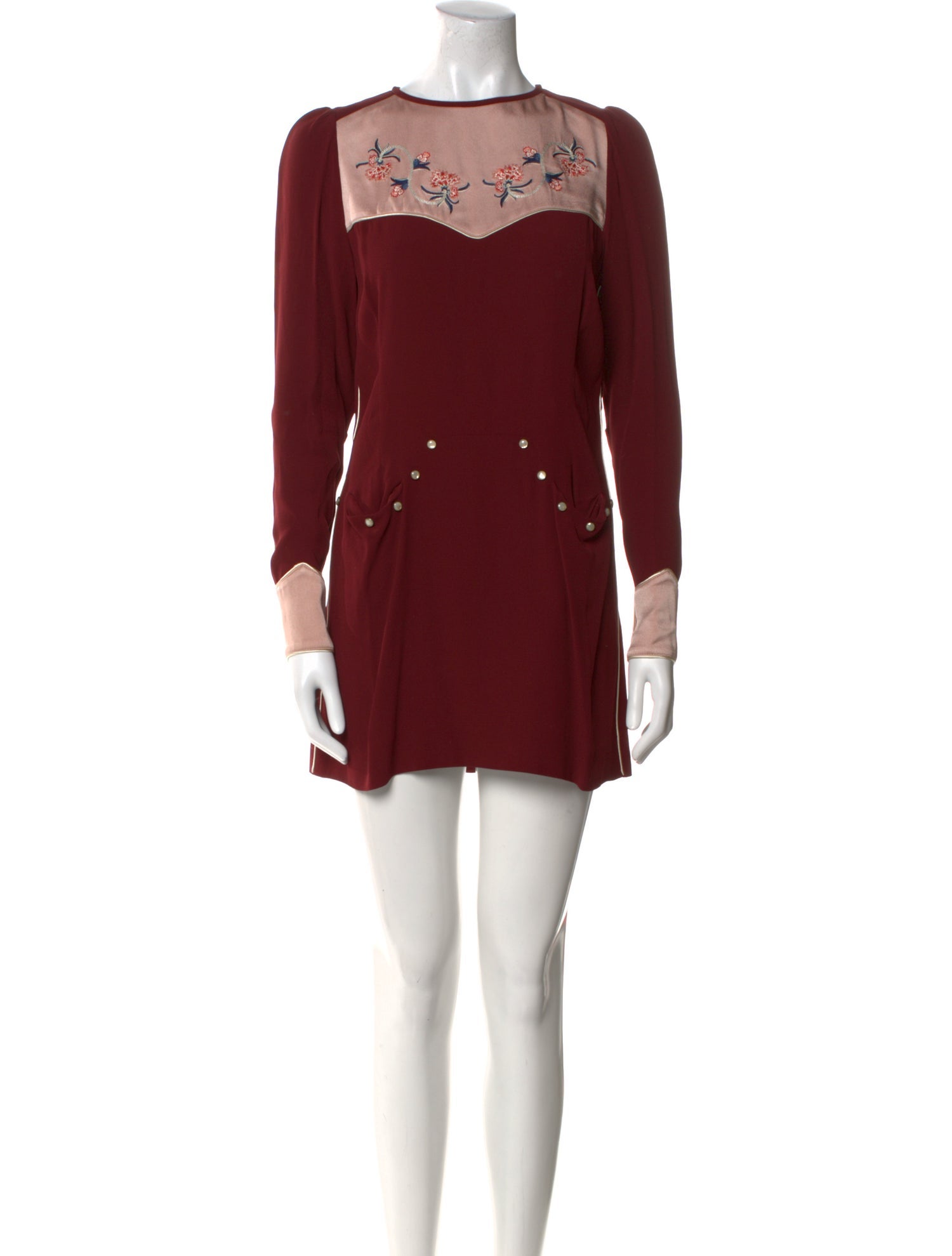 Isabel Marant Crew Neck Mini Dress