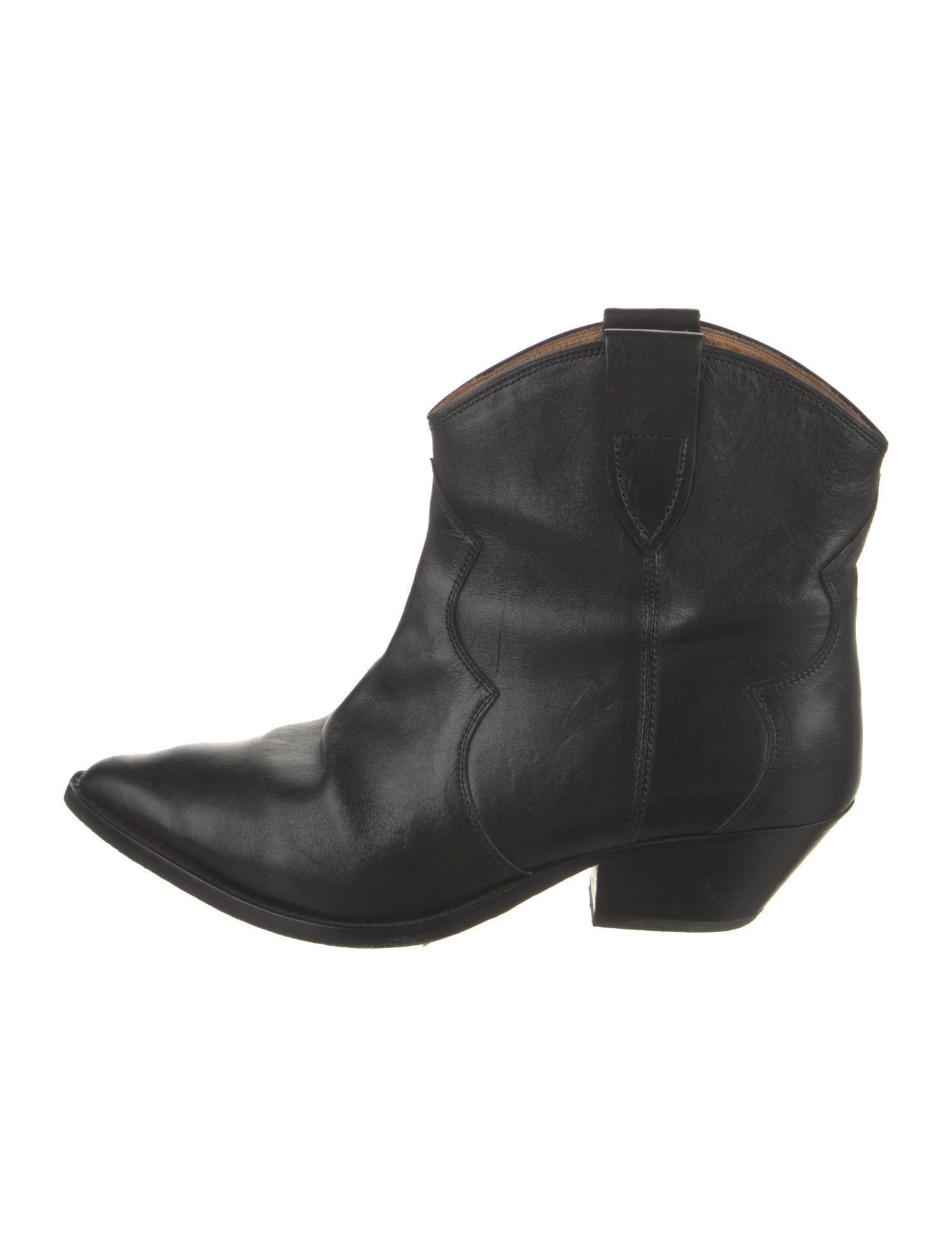Isabel Marant Leather Western Boots