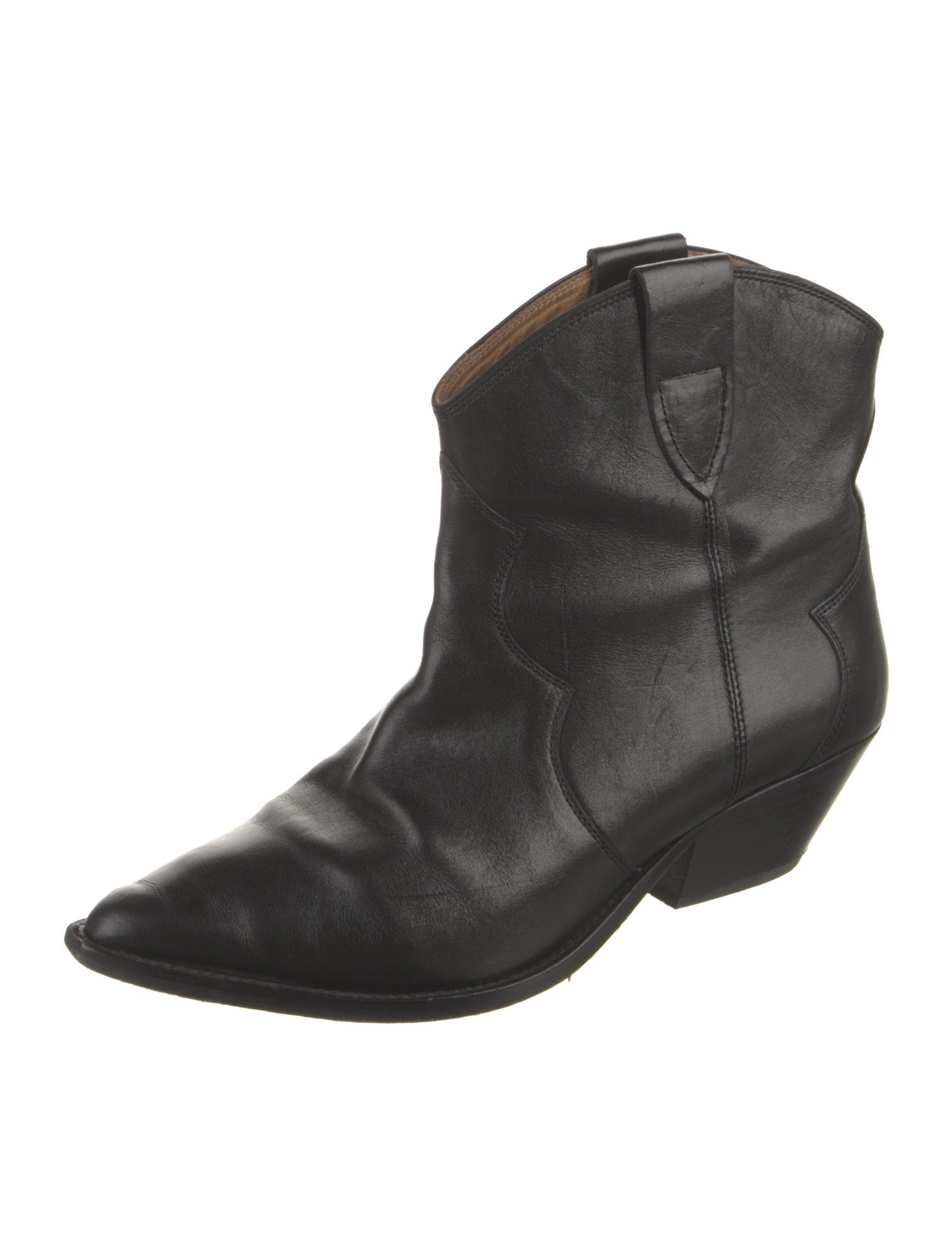 Isabel Marant Leather Western Boots