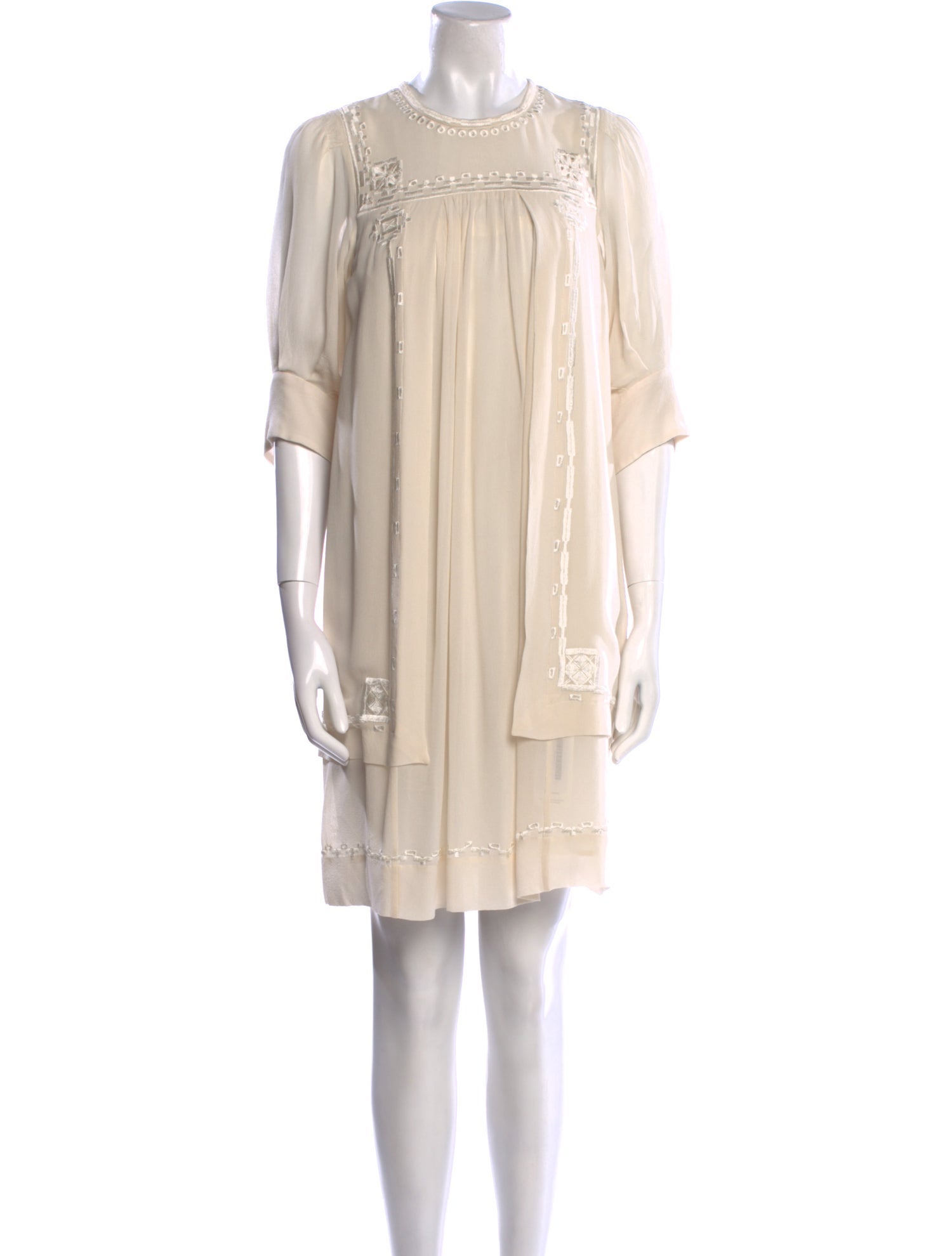 Isabel Marant Crew Neck Mini Dress