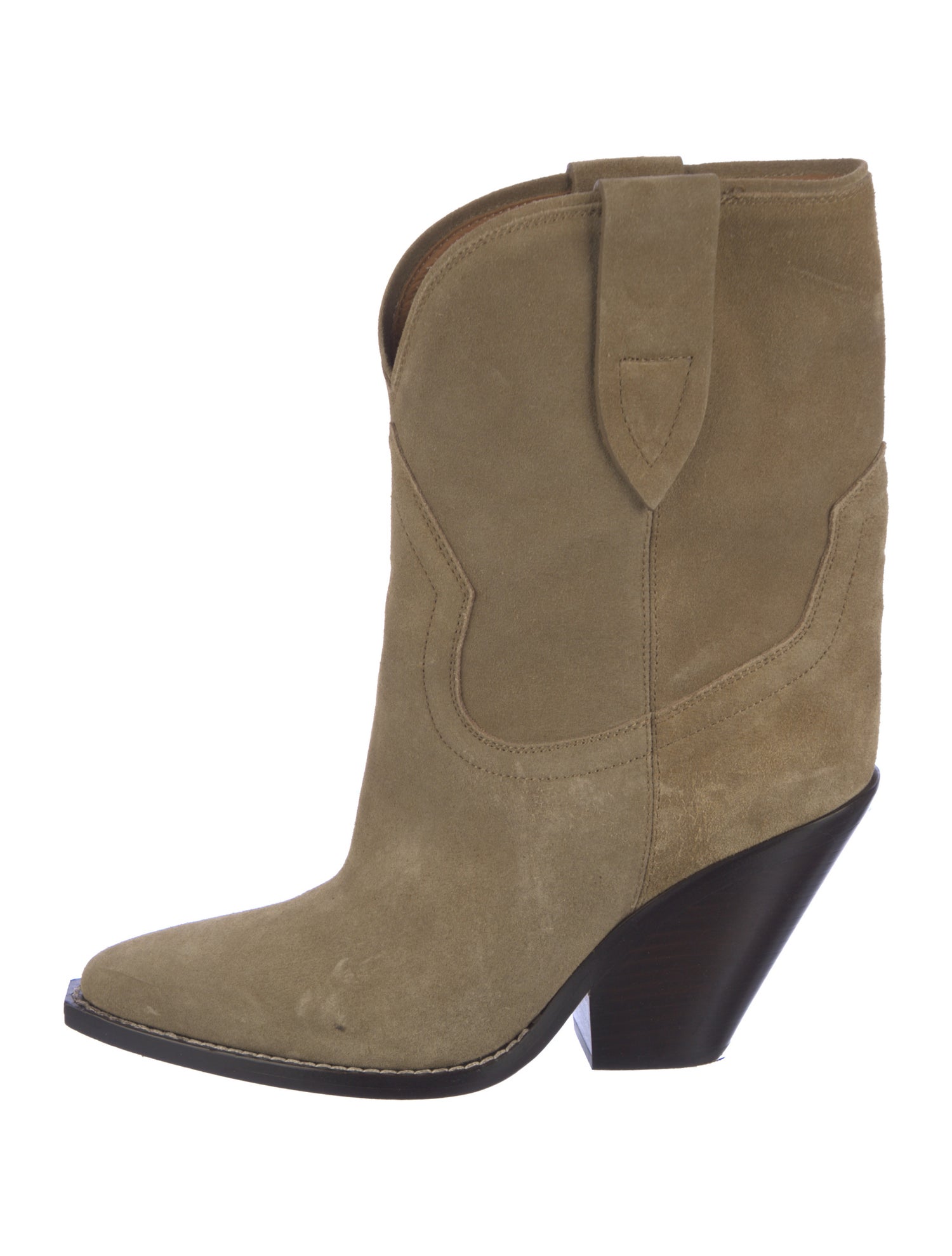 Isabel Marant Suede Western Boots