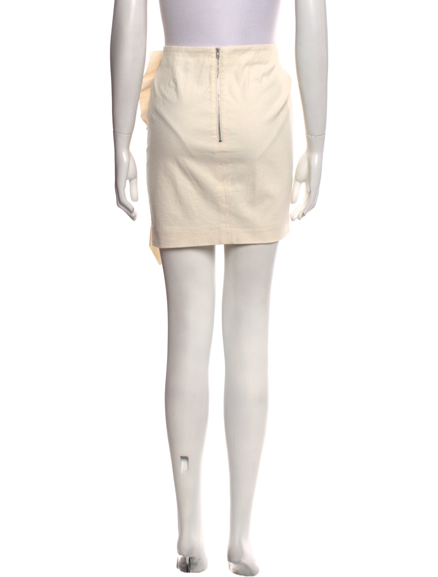 Ruffle Embellishment Mini Skirt