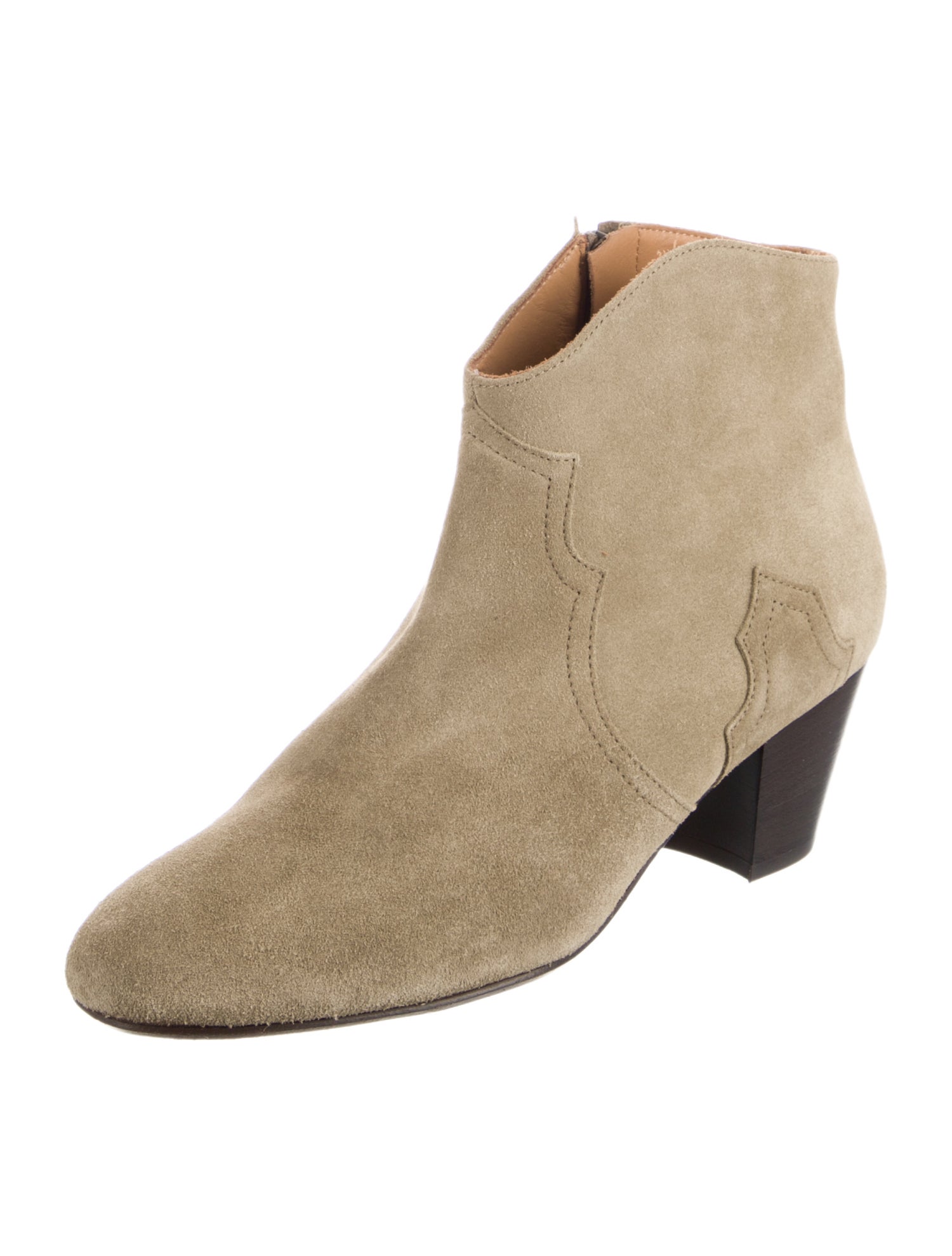 Isabel Marant Suede Western Boots