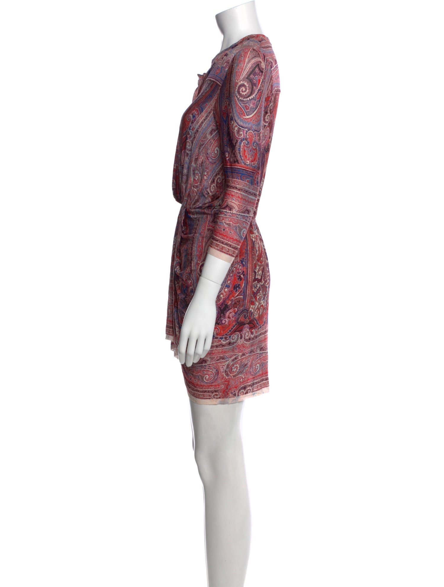 Isabel Marant Paisley Print Mini Dress