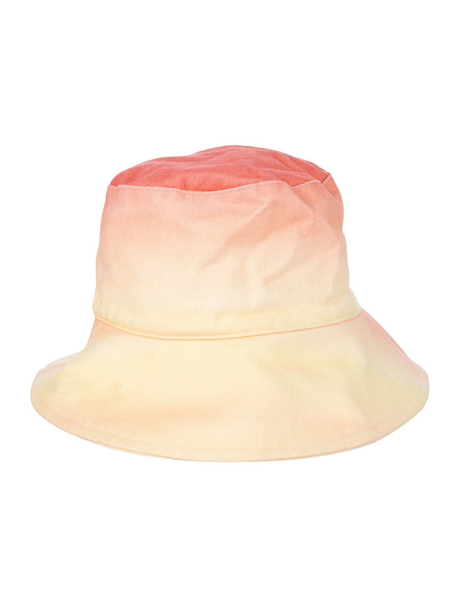 Isabel Marant womens orange cotton bucket hat