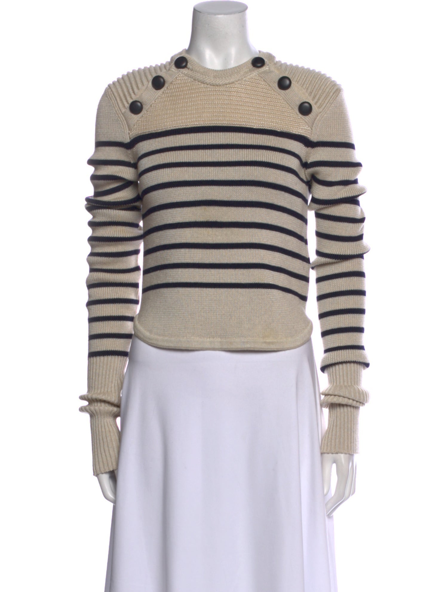 Isabel Marant Merino Wool Striped Sweater