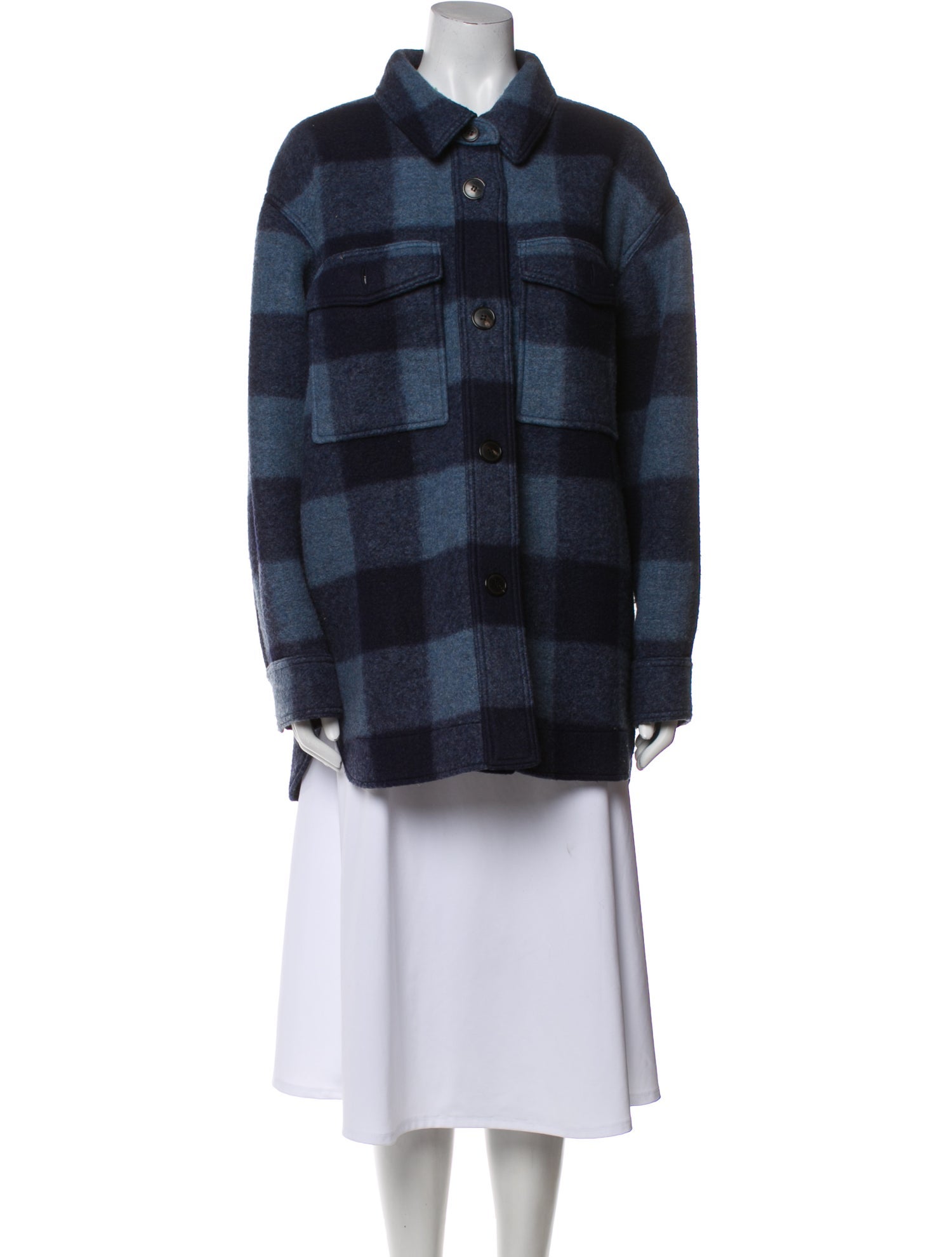 Isabel Marant Plaid Print Jacket