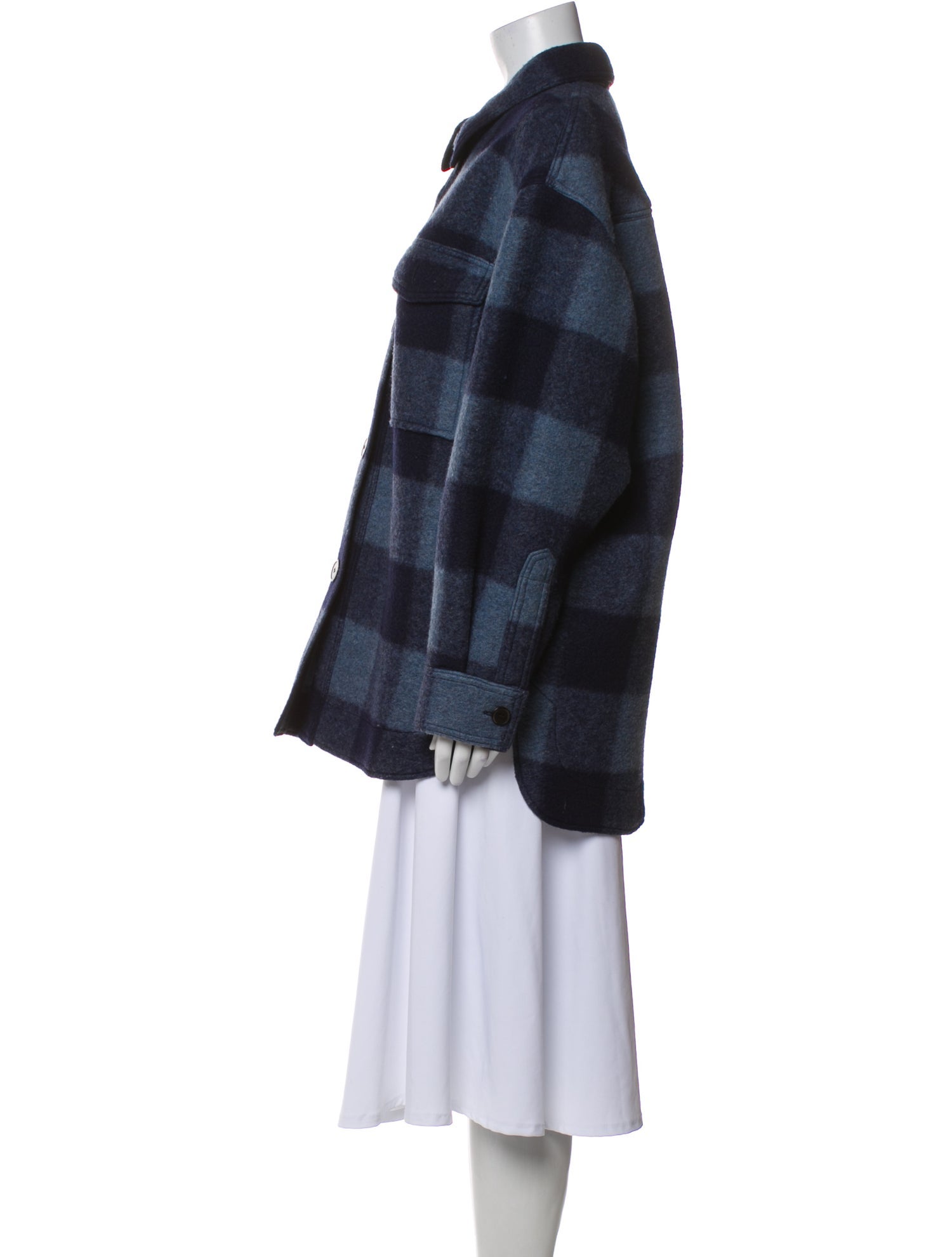 Isabel Marant Plaid Print Jacket