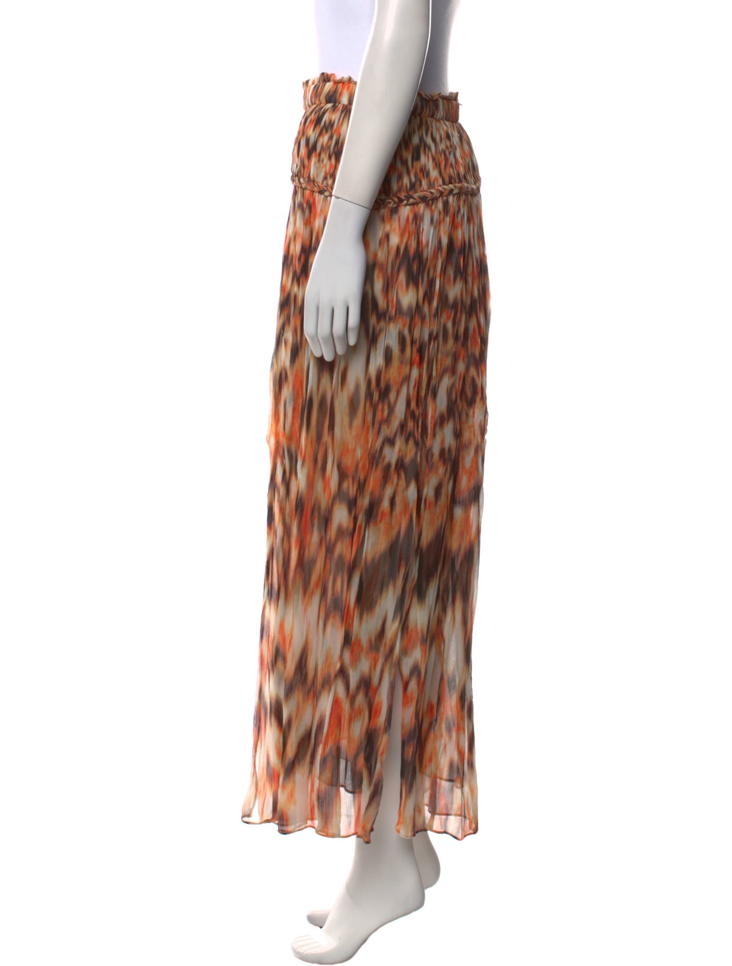 Isabel Marant Silk Midi Length Skirt