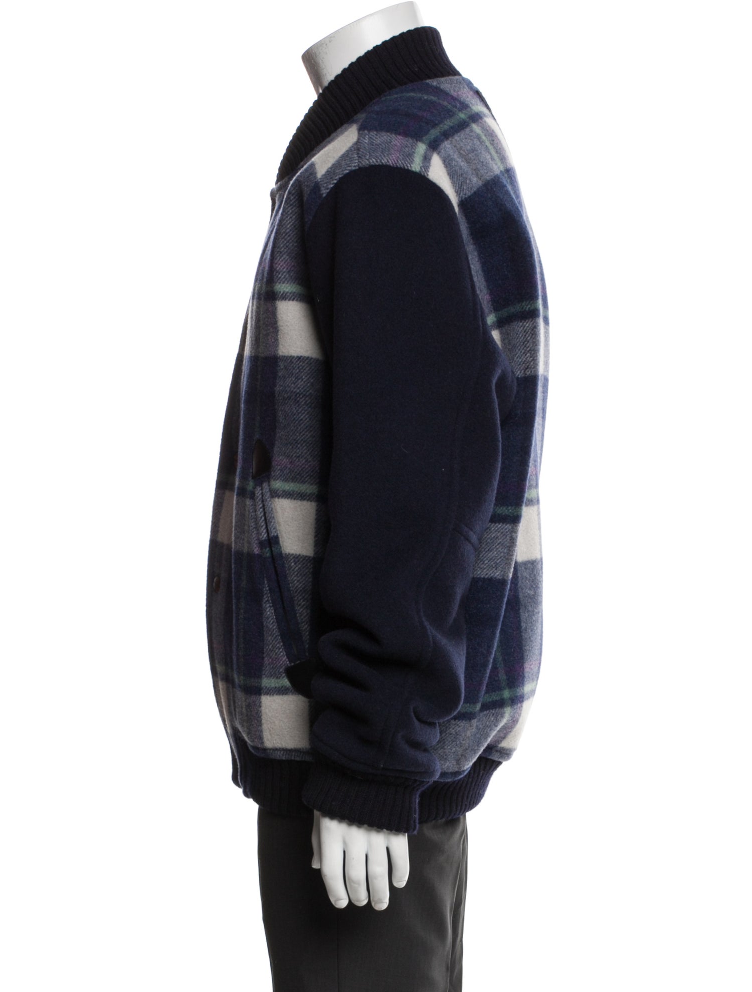 Isabel Marant Plaid Print Bomber Jacket