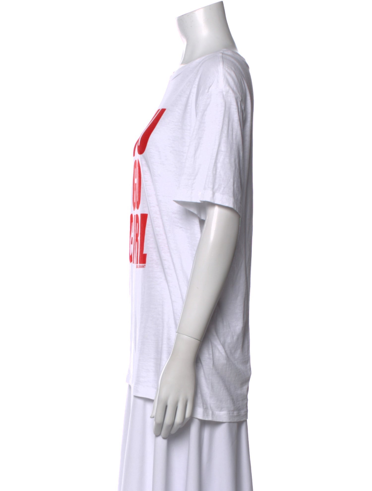 Isabel Marant Graphic Print Crew Neck T-Shirt