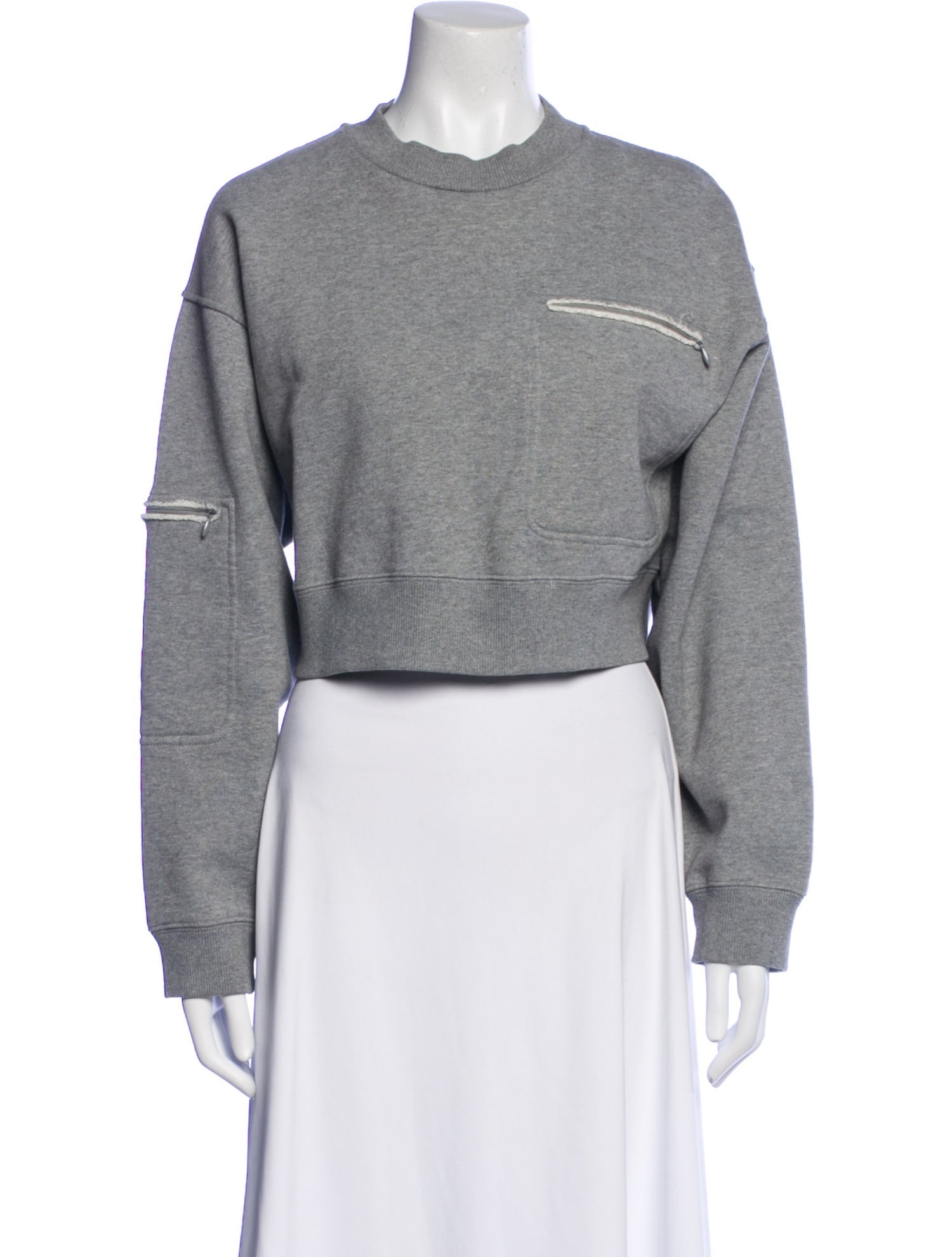 MM6 Maison Margiela Crew Neck Long Sleeve Sweatshirt