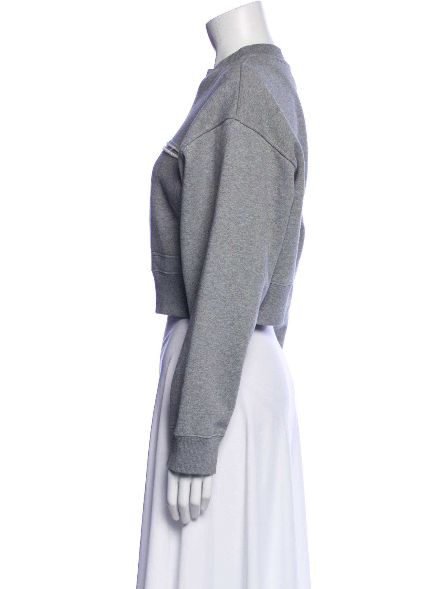 MM6 Maison Margiela Crew Neck Long Sleeve Sweatshirt