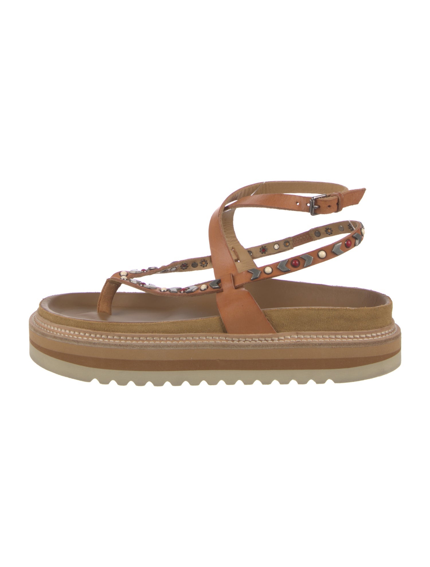 Isabel Marant Leather Gladiator Sandals