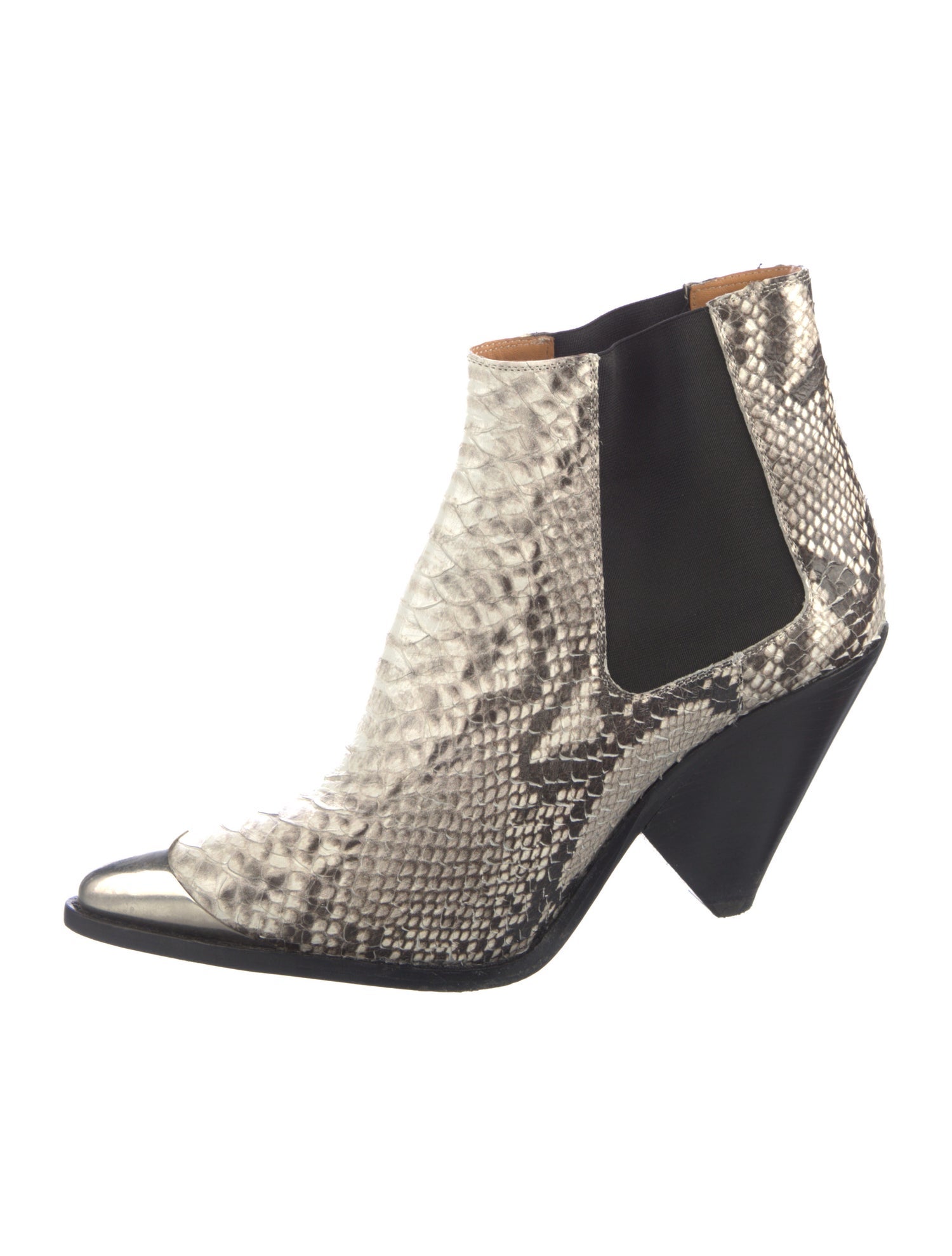 Isabel Marant Leather Animal Print Boots