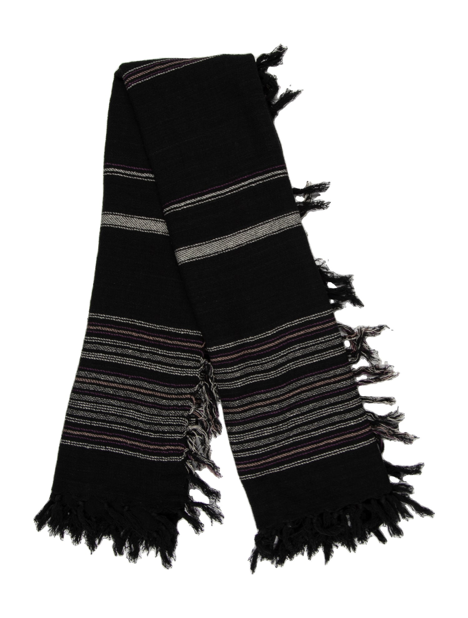 Isabel Marant Silk Striped Scarf