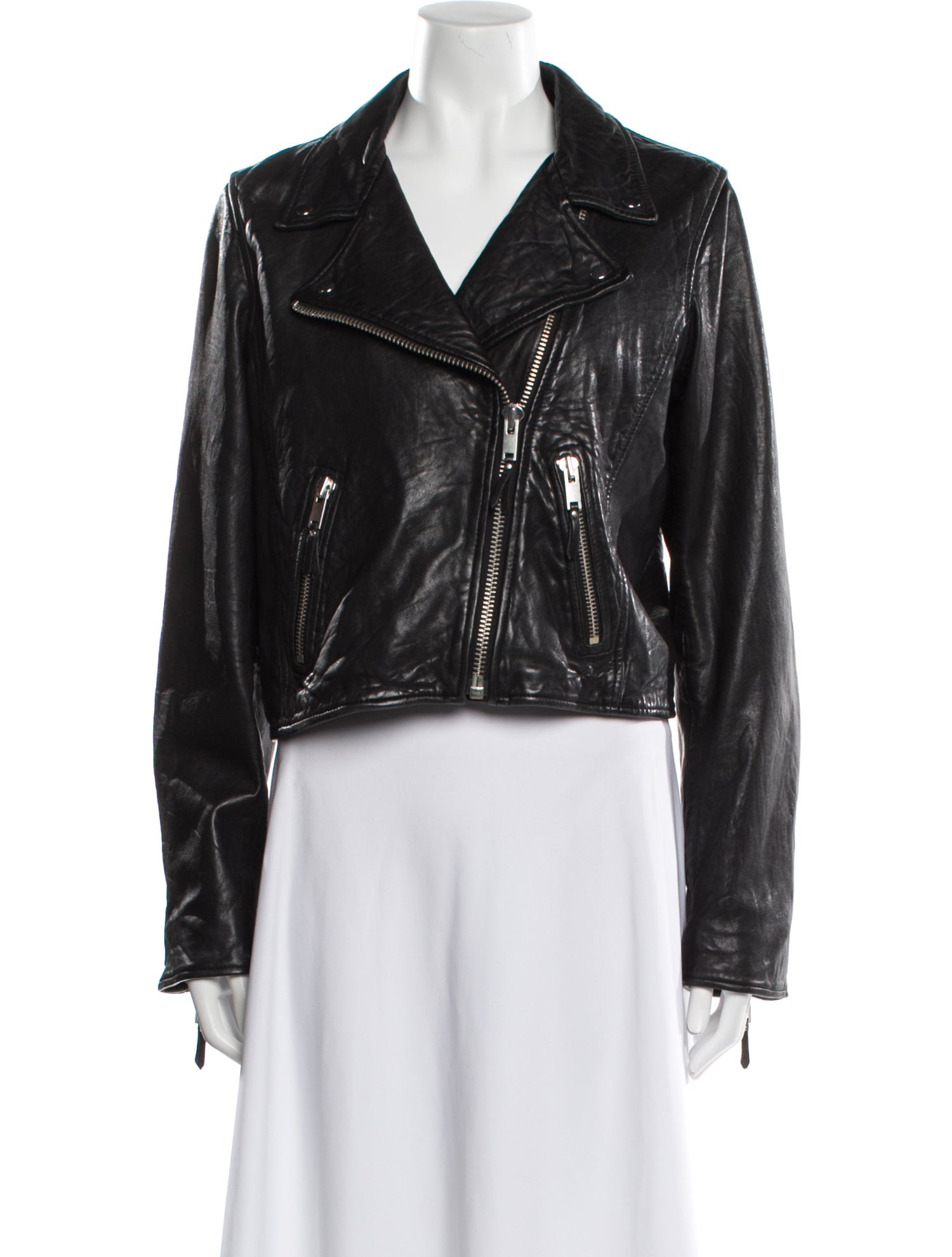Isabel Marant Lamb Leather Biker Jacket