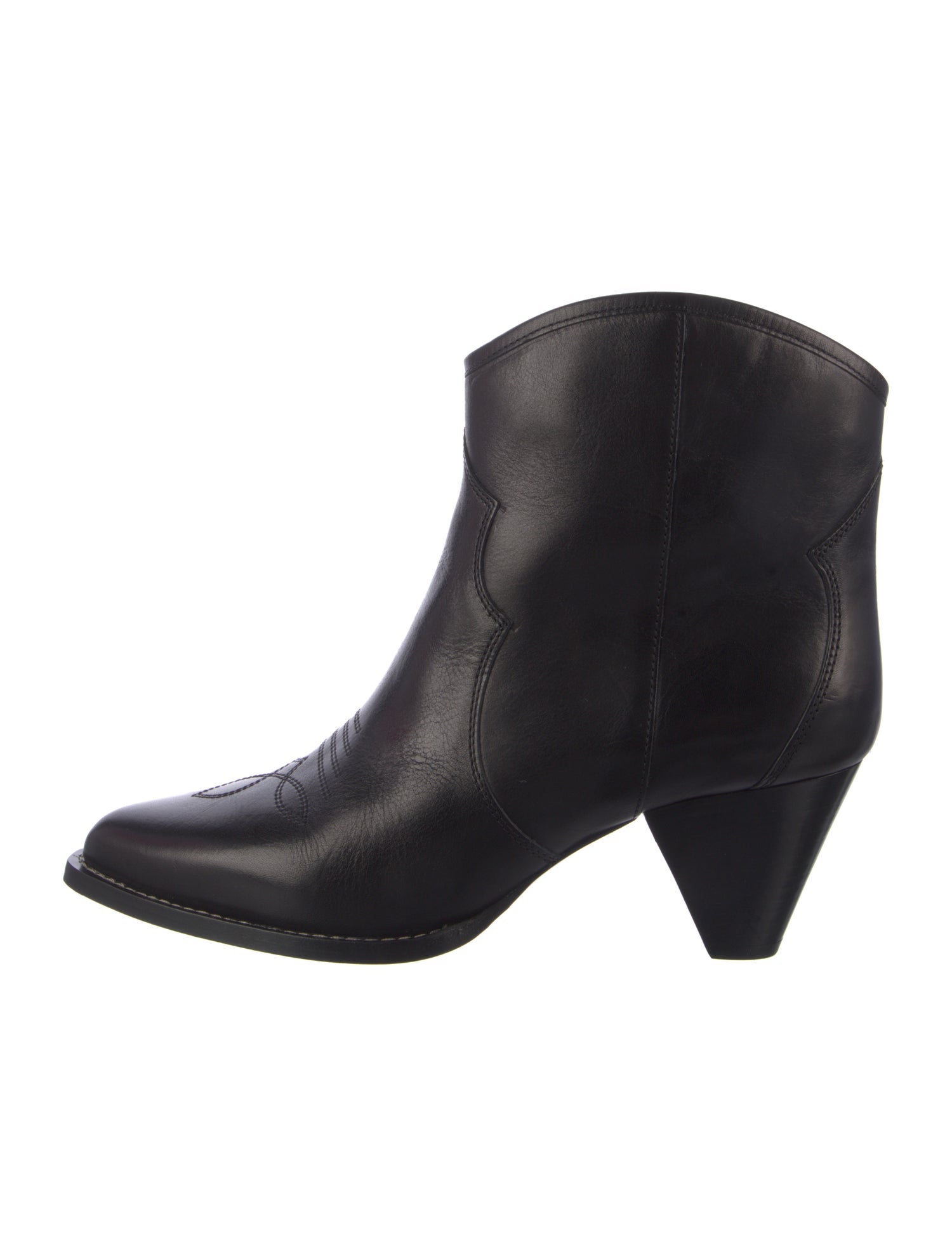 Isabel Marant Leather Western Boots