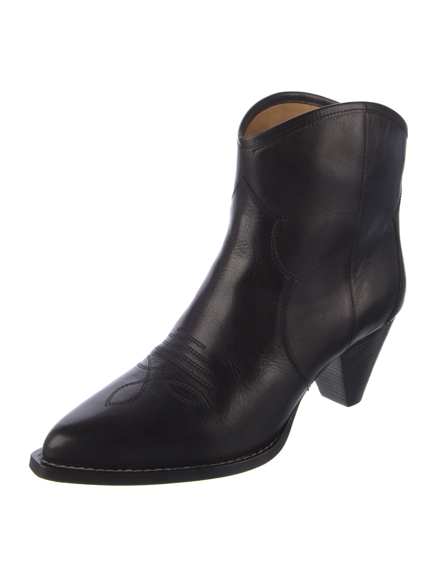 Isabel Marant Leather Western Boots