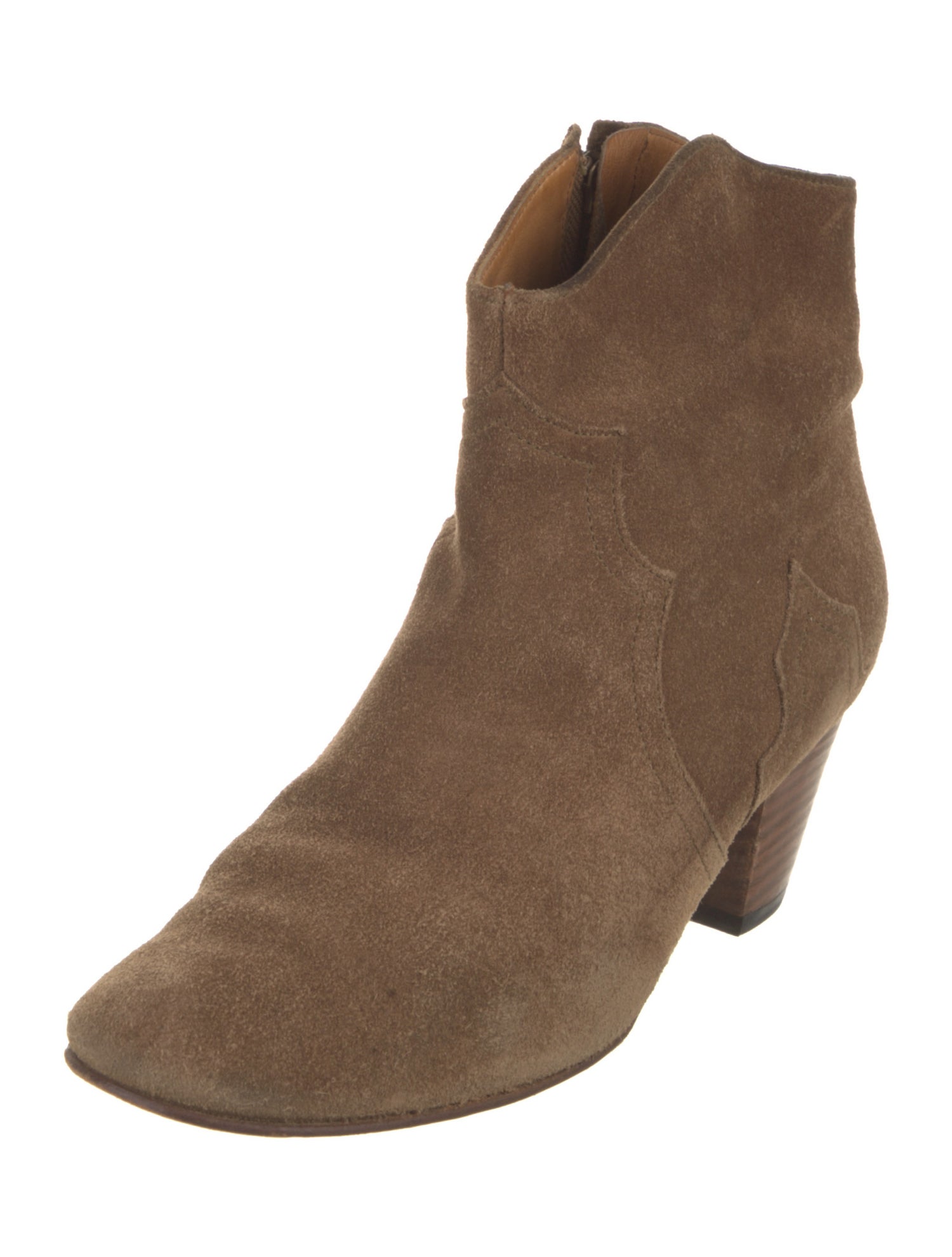 Isabel Marant Suede Western Boots