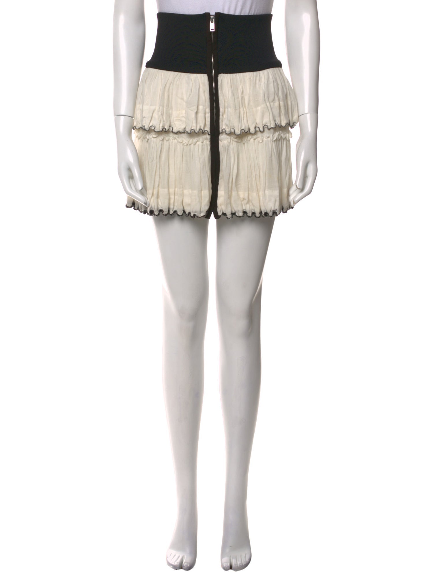 Isabel Marant Colorblock Pattern Mini Skirt