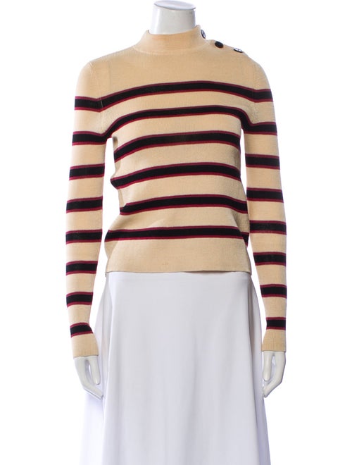 Étoile Isabel Marant Striped Mock Neck Sweater