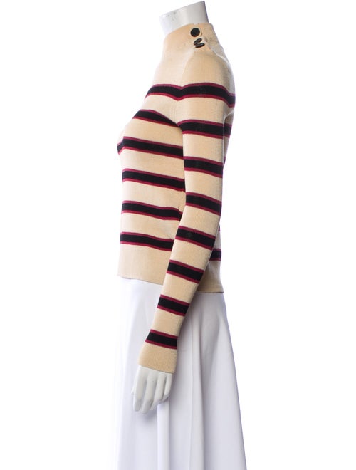 Étoile Isabel Marant Striped Mock Neck Sweater