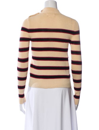 Étoile Isabel Marant Striped Mock Neck Sweater