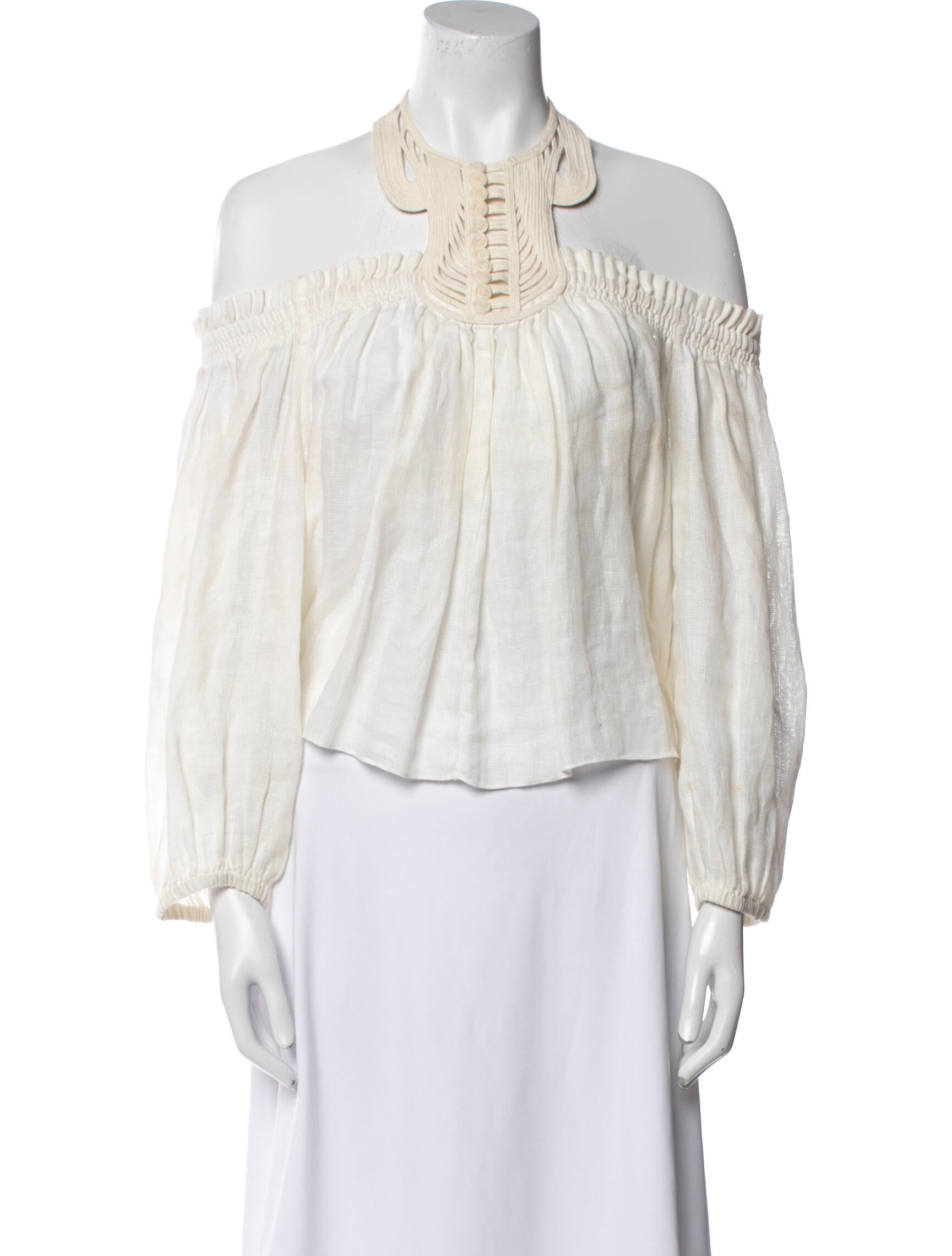 Isabel Marant Linen Halterneck Blouse