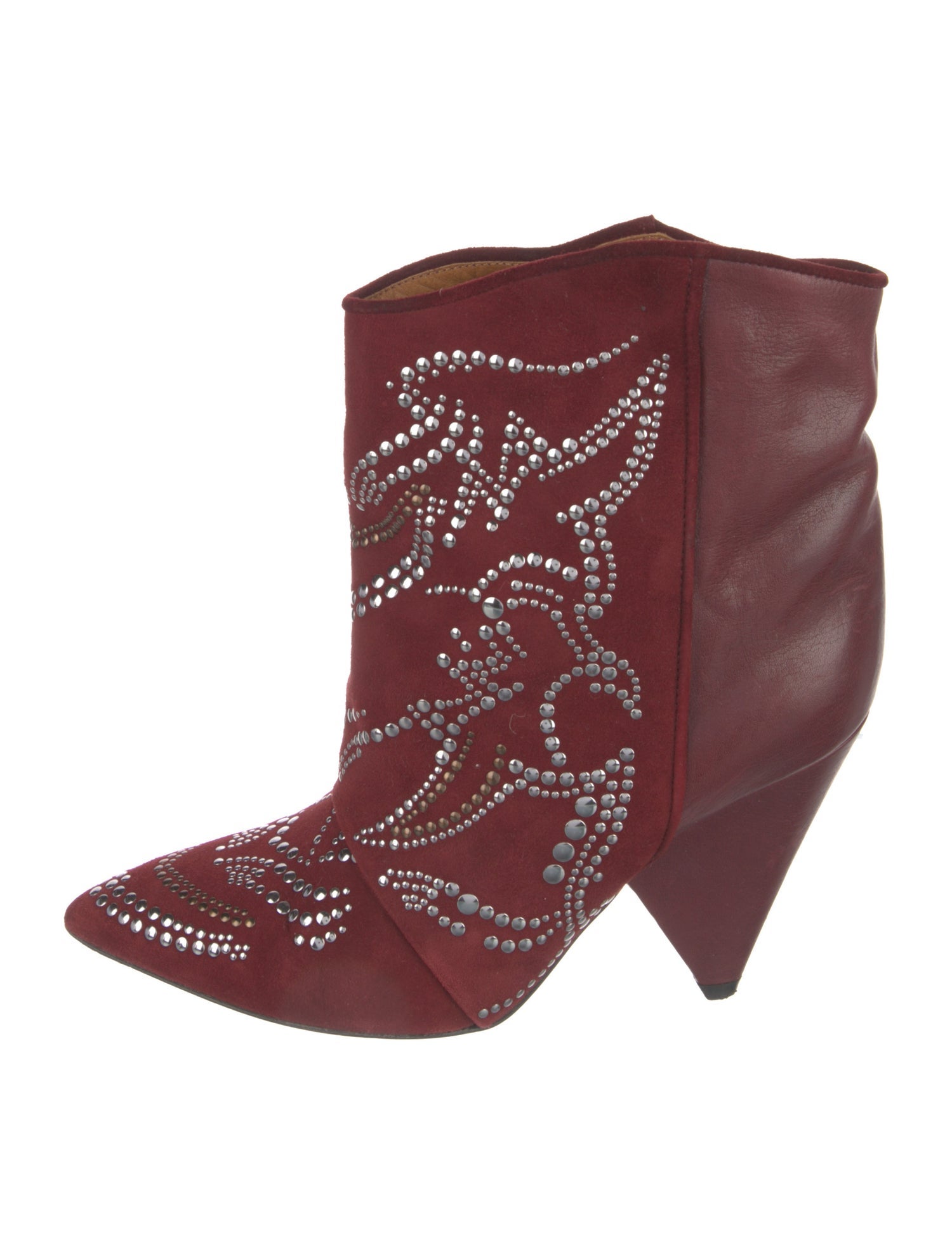 Isabel Marant Suede Studded Accents Boots