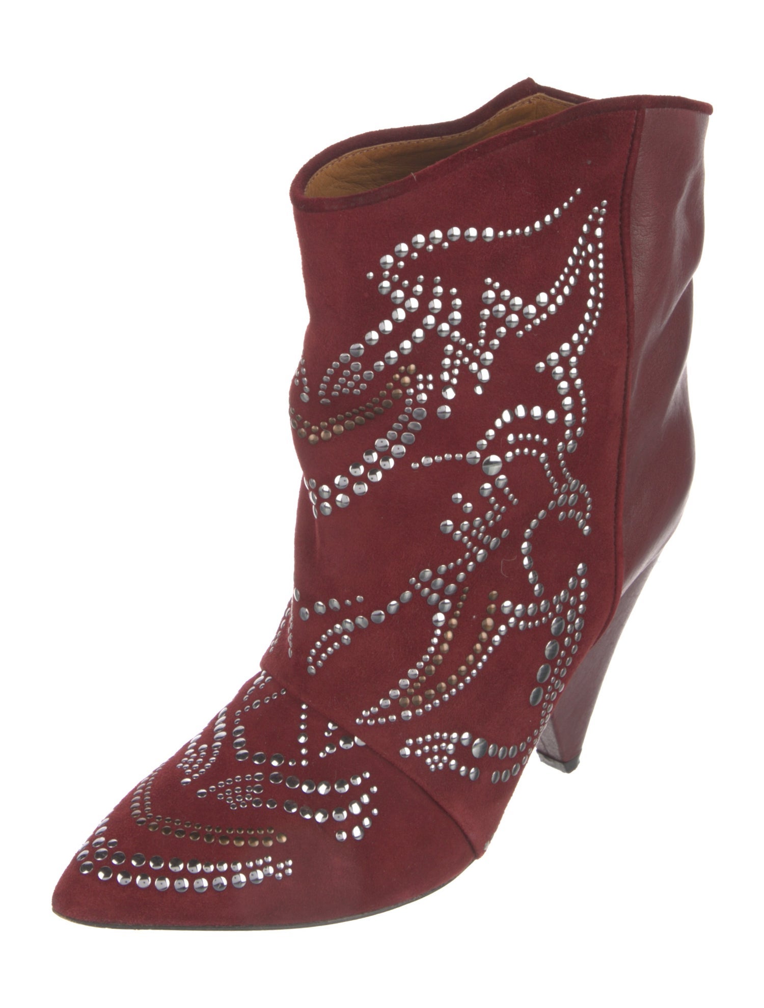 Isabel Marant Suede Studded Accents Boots