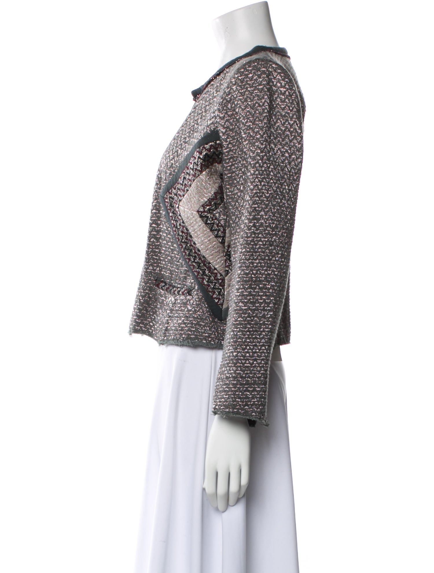 Isabel Marant Tweed Pattern Evening Jacket
