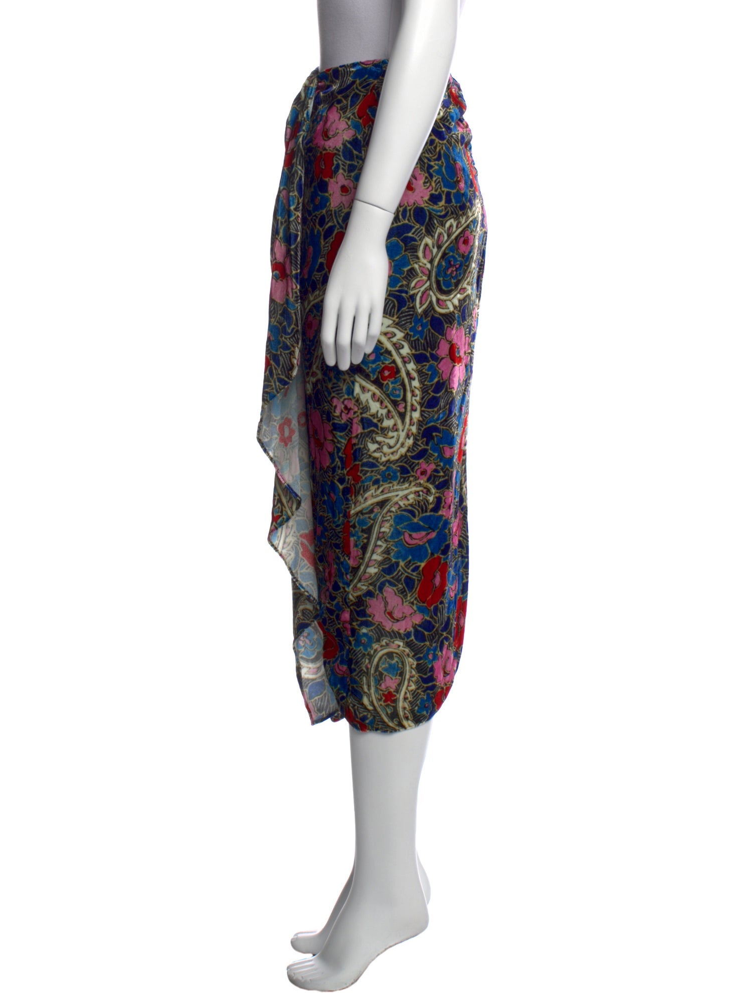 Isabel Marant Floral Print Midi Length Skirt