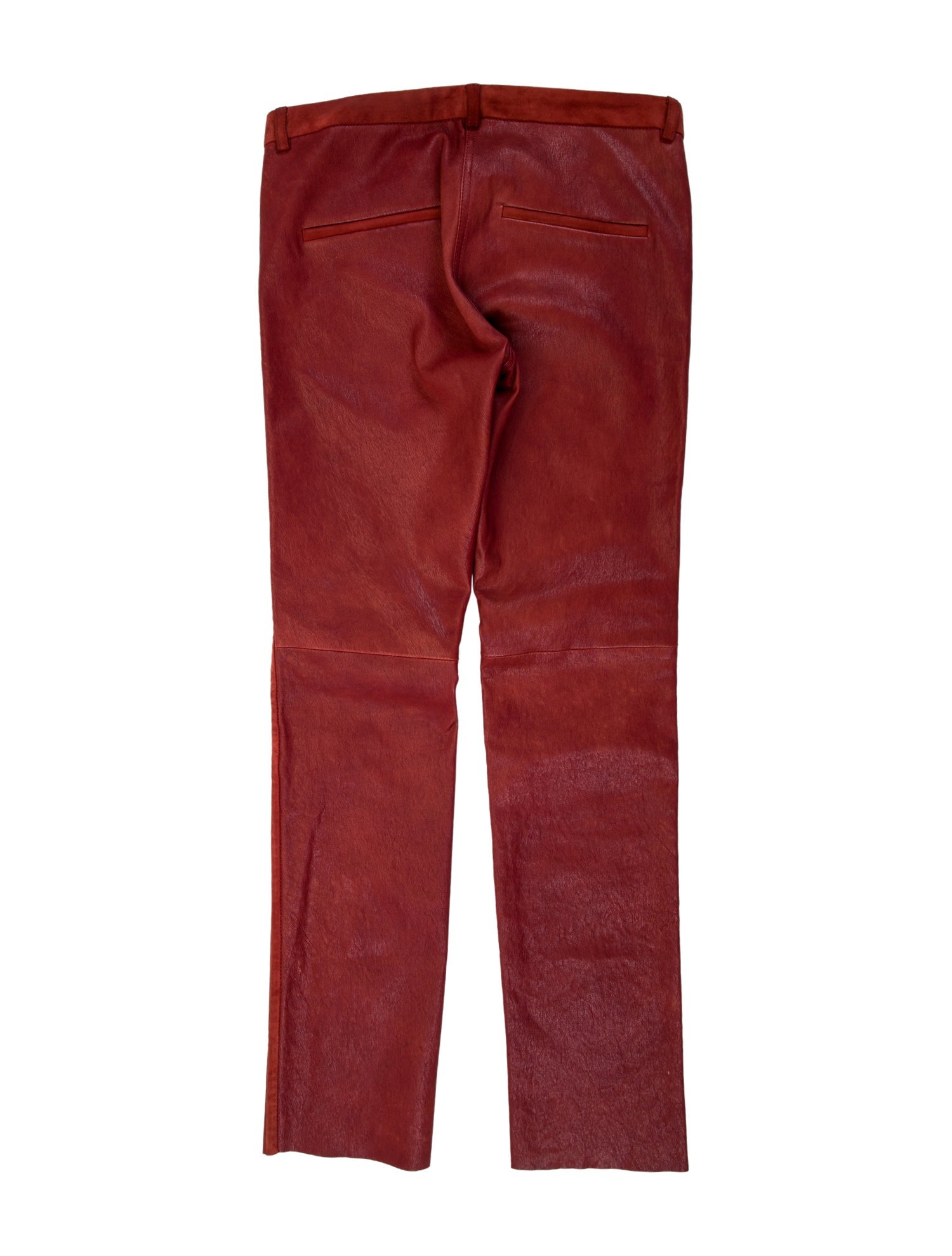 Isabel Marant Lambskin Straight Leg Pants