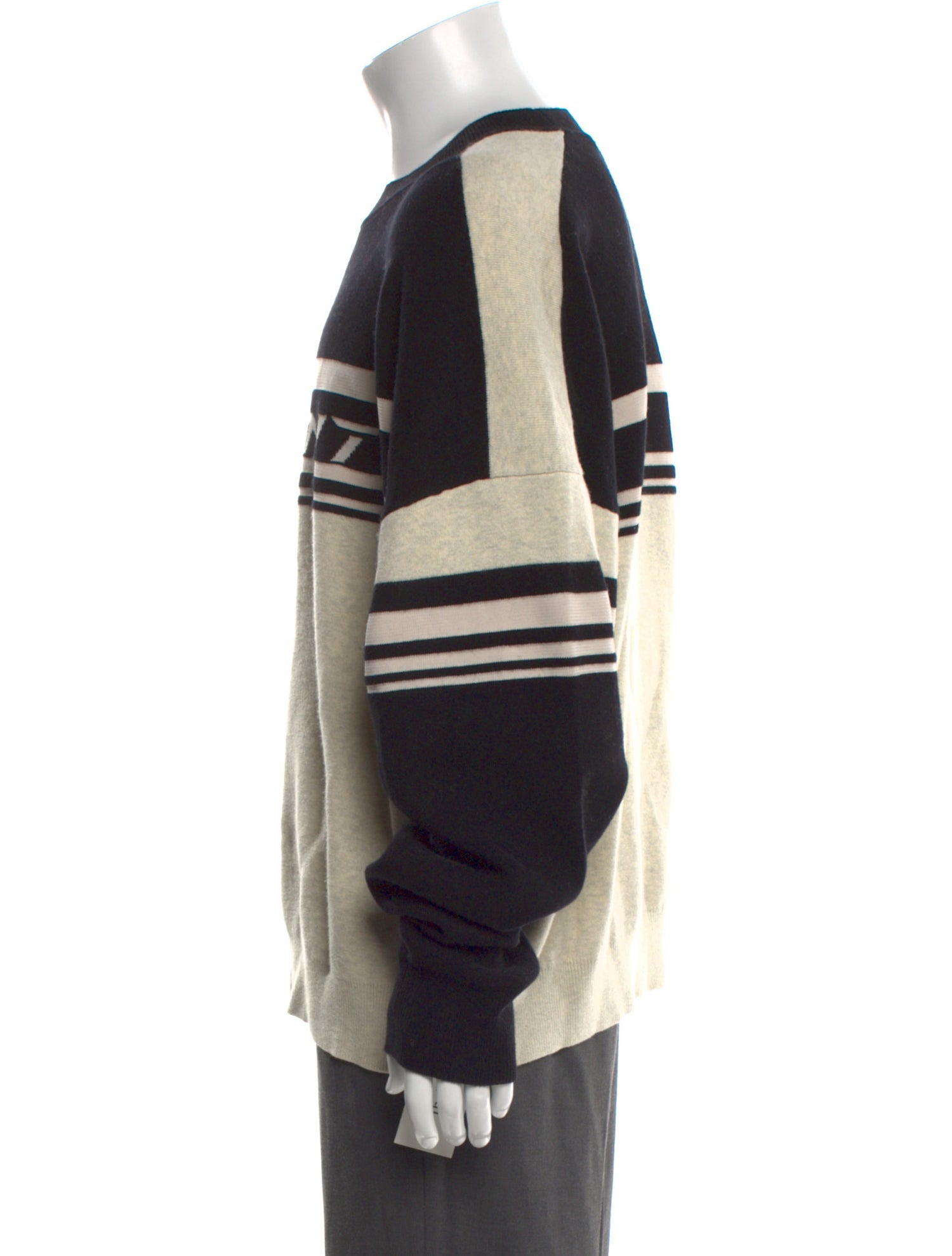 Isabel Marant Colorblock Pattern Crew Neck Pullover