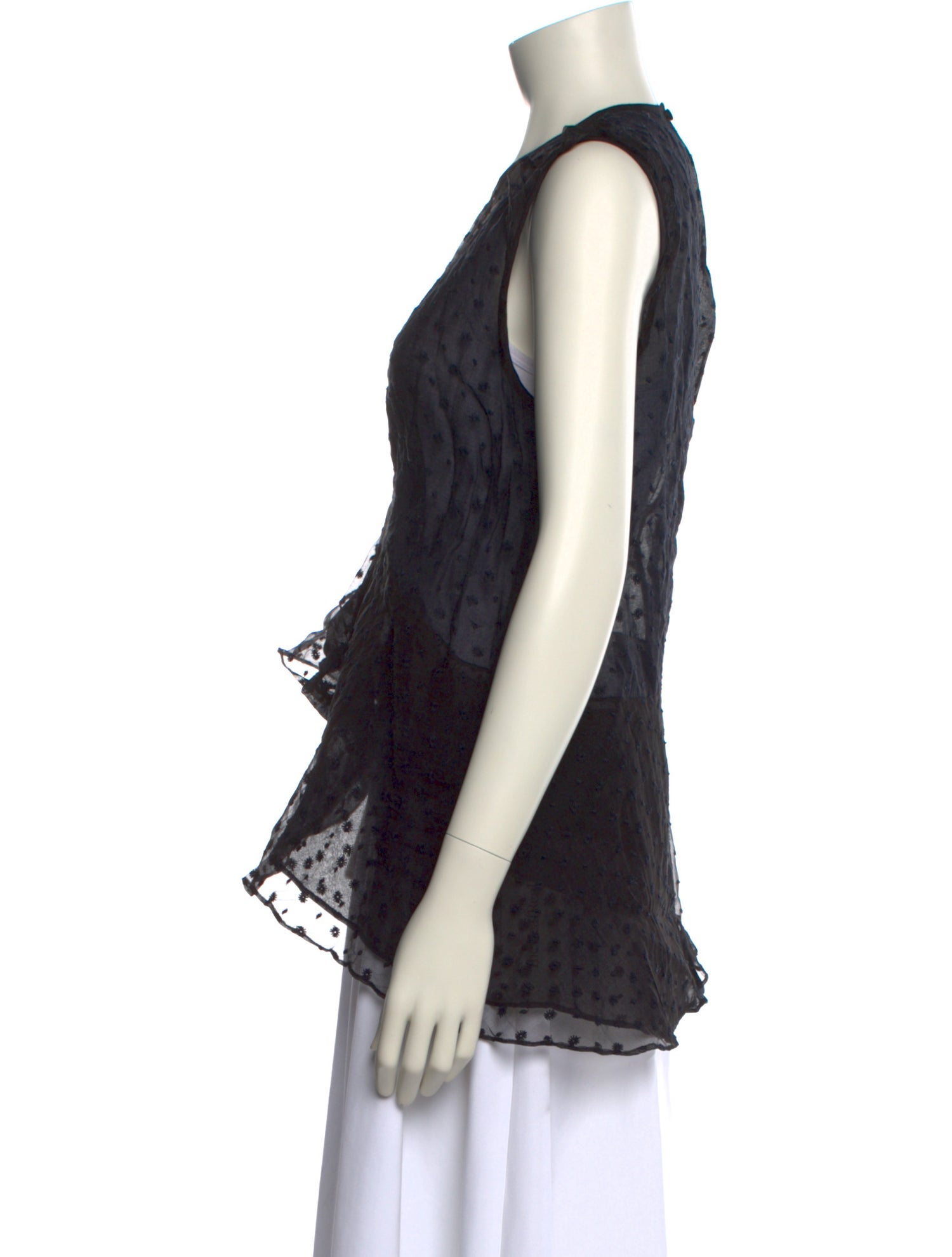 Isabel Marant Silk Polka Dot Print Top