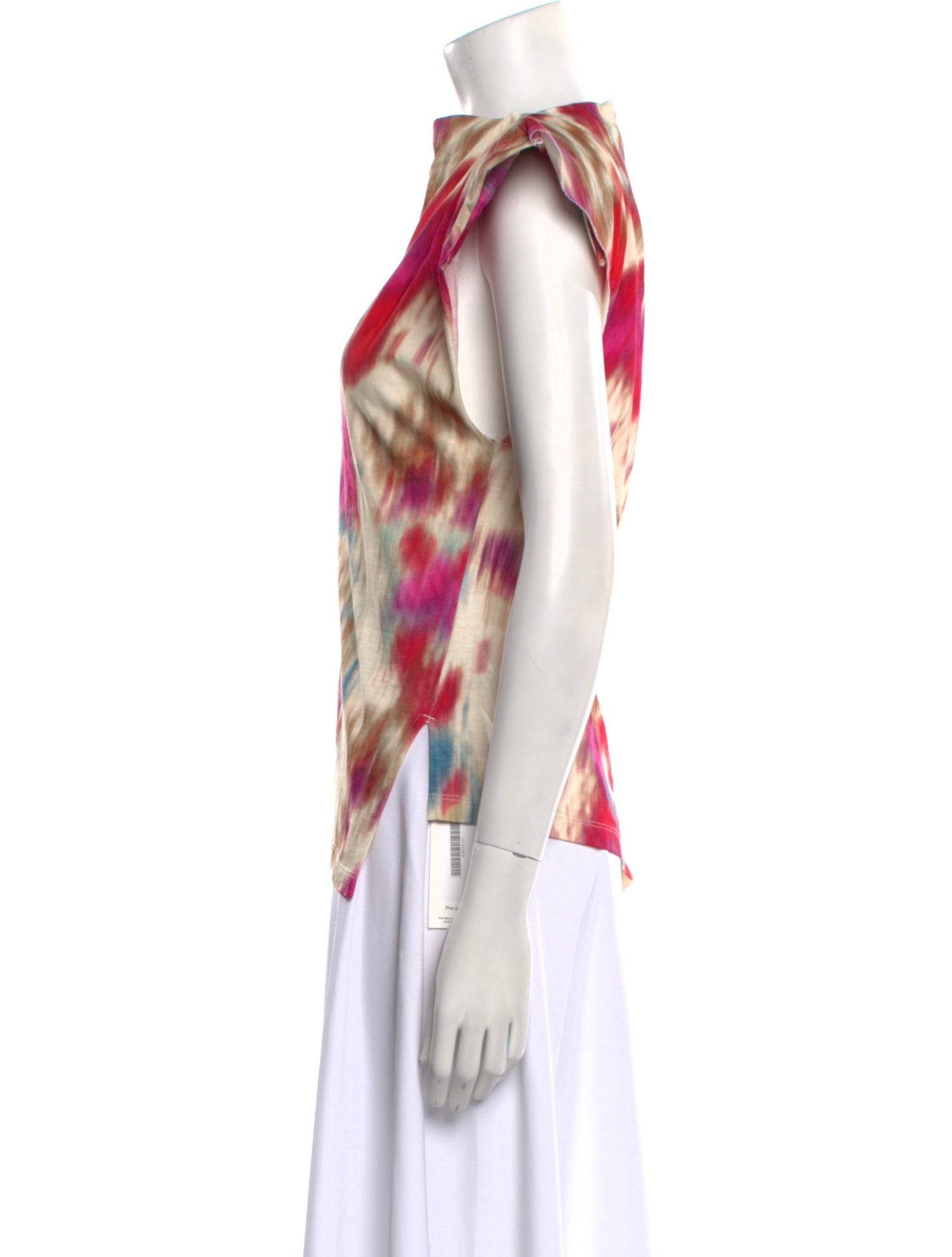 Isabel Marant Tie-Dye Print Bateau Neckline T-Shirt w/ Tags