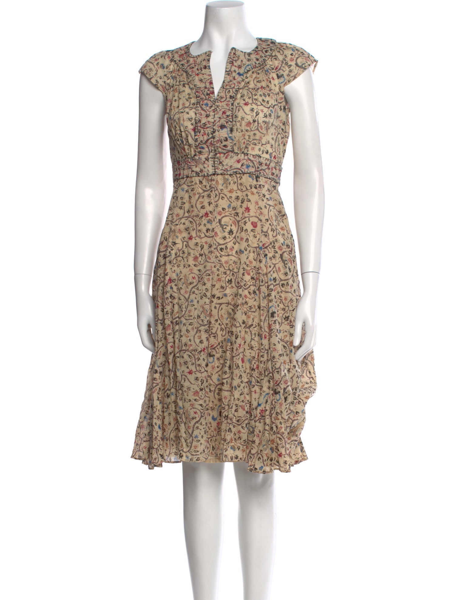 Isabel Marant Floral Print Knee-Length Dress