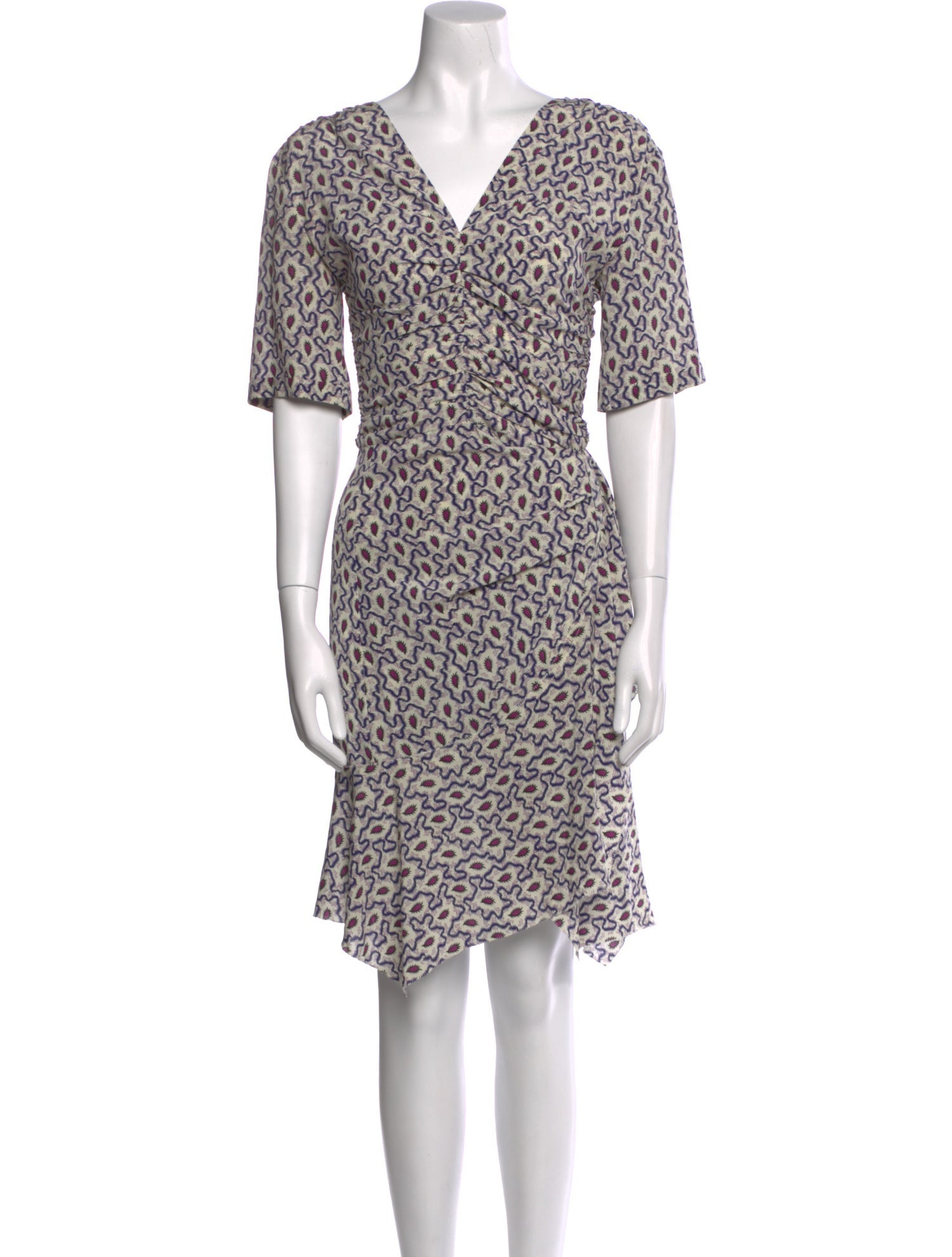 Isabel Marant Silk Knee-Length Dress