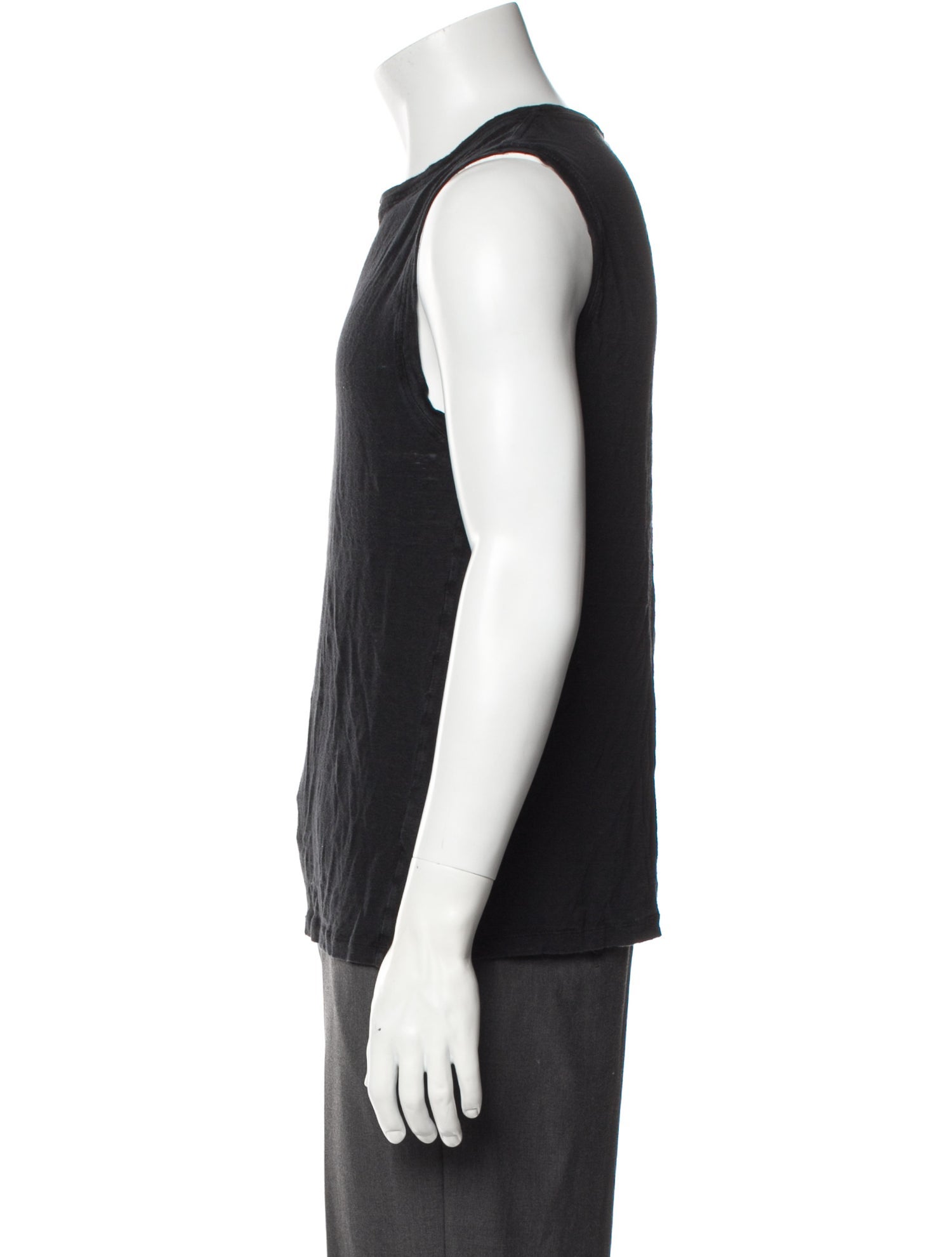 Isabel Marant Linen Scoop Neck T-Shirt
