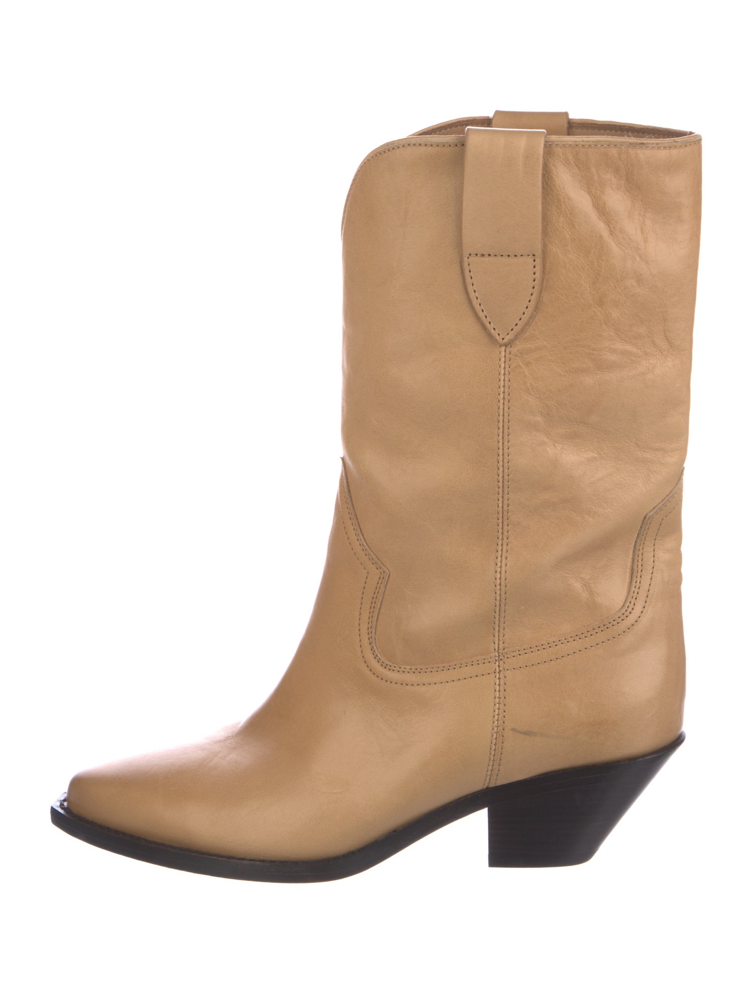 Isabel Marant Leather Western Boots