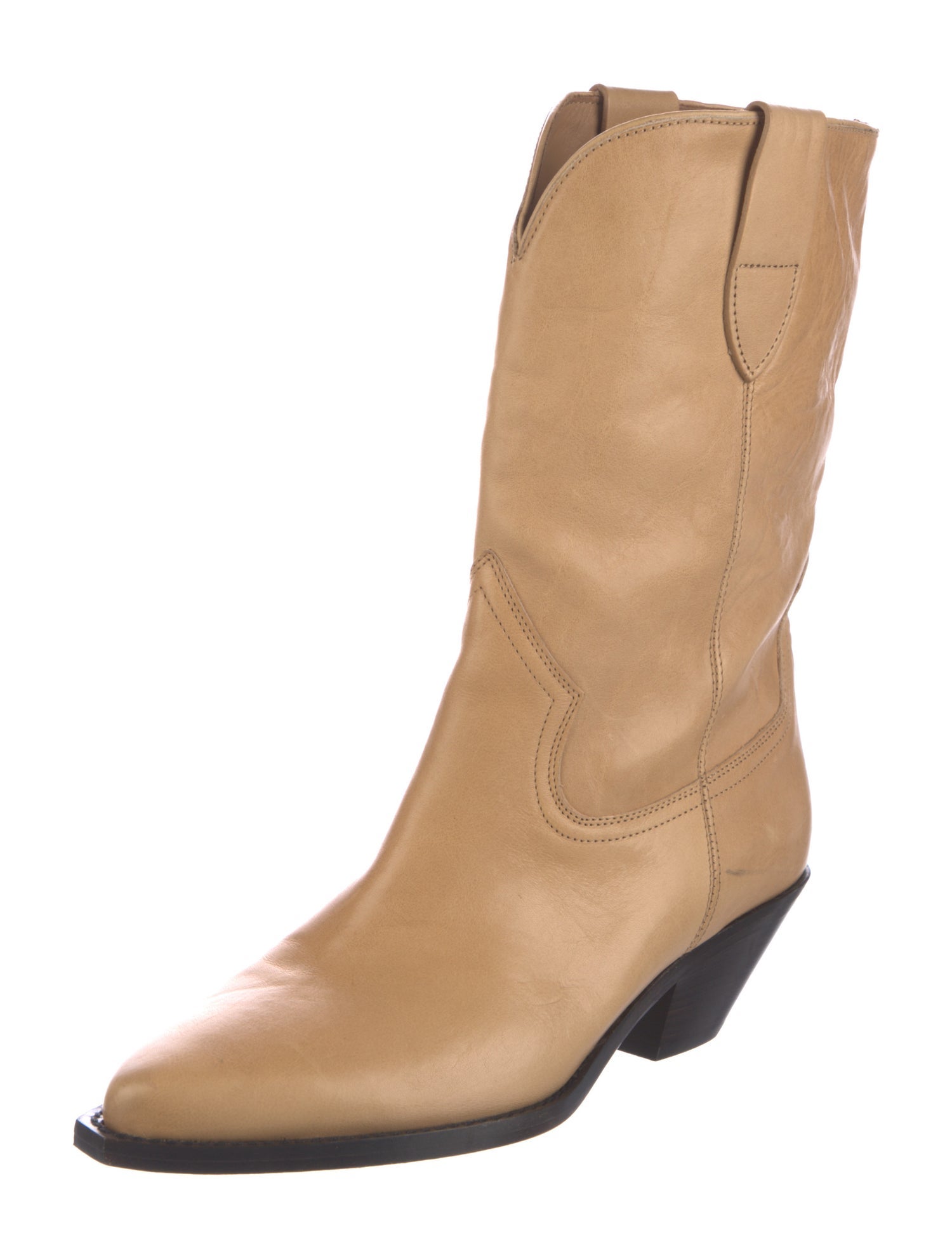 Isabel Marant Leather Western Boots