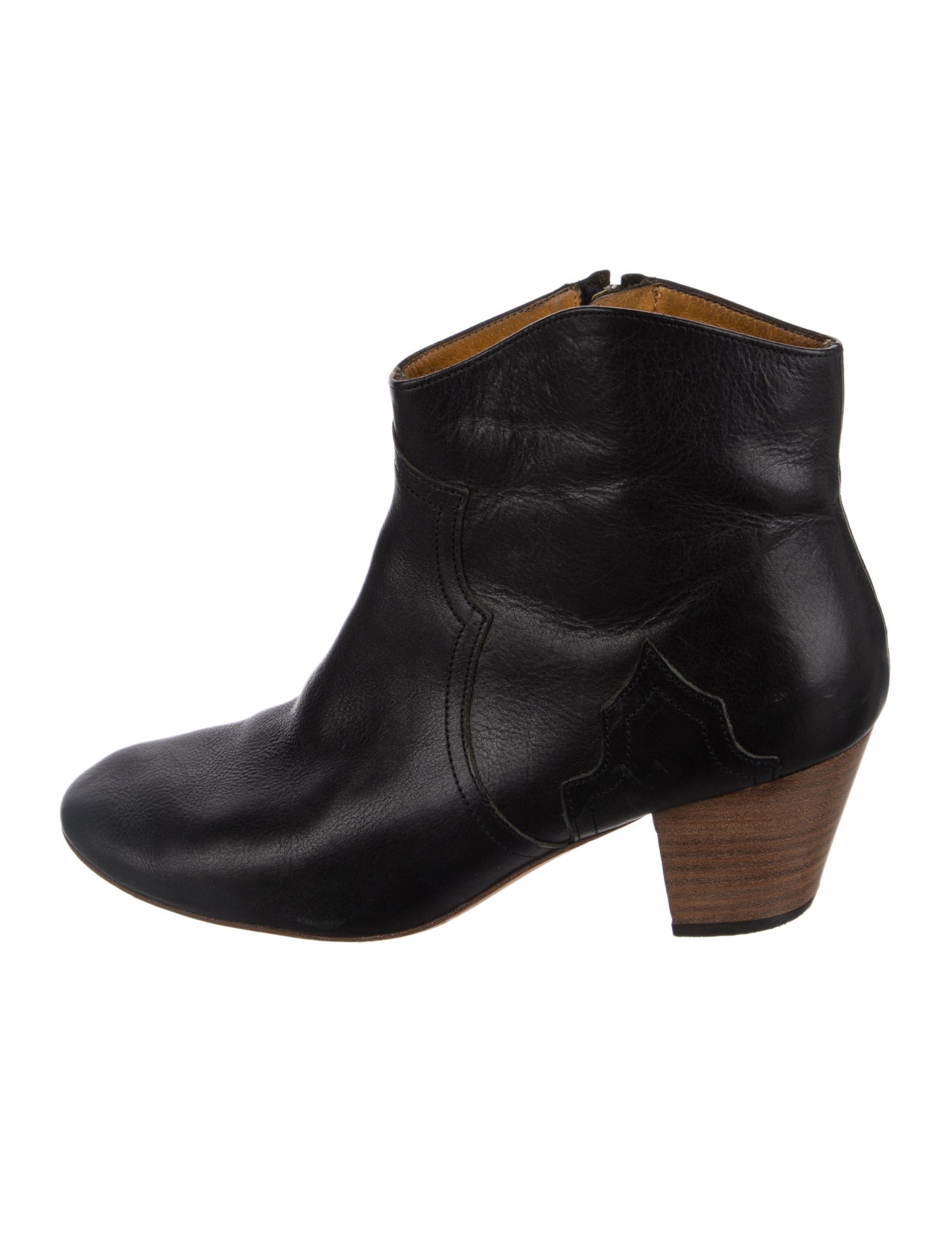 Isabel Marant Leather Western Boots