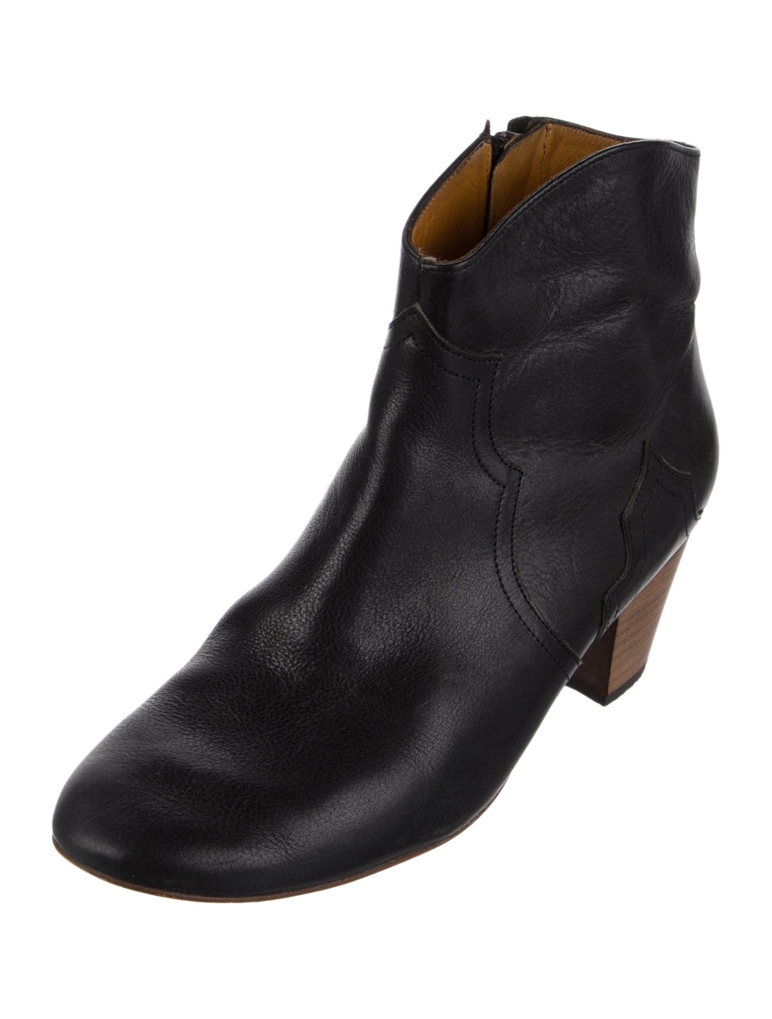 Isabel Marant Leather Western Boots