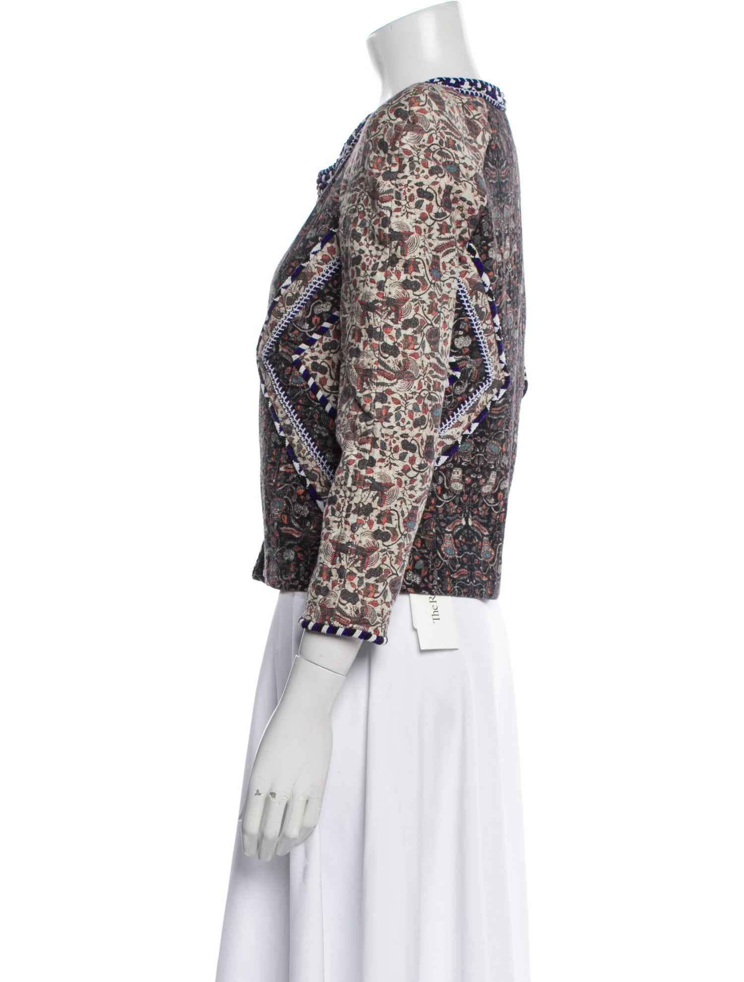 Isabel Marant Tweed Pattern Evening Jacket