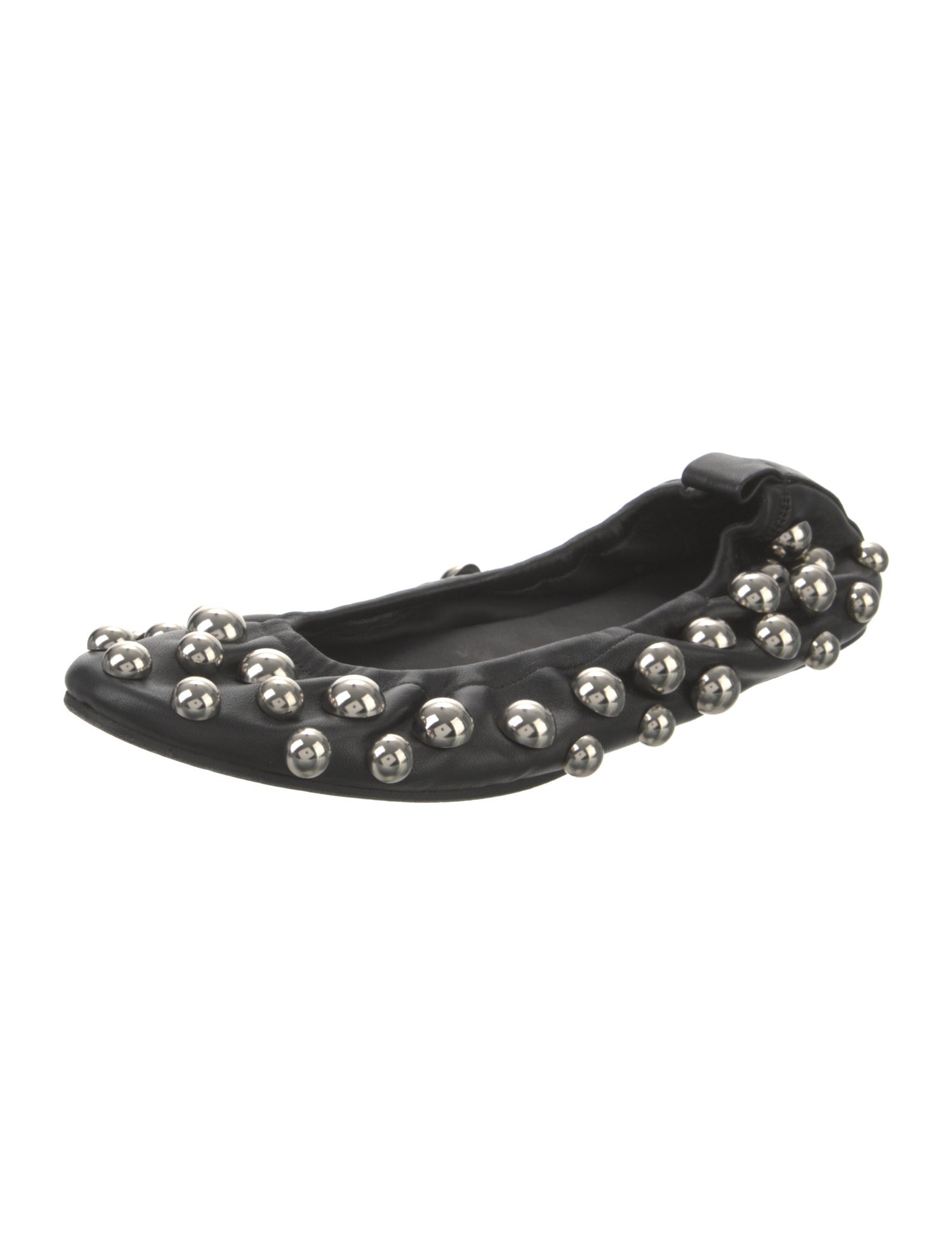 Isabel Marant Leather Studded Accents Flats
