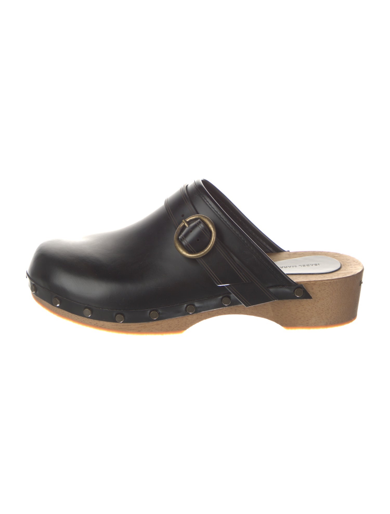 Isabel Marant Leather Studded Accents Mules