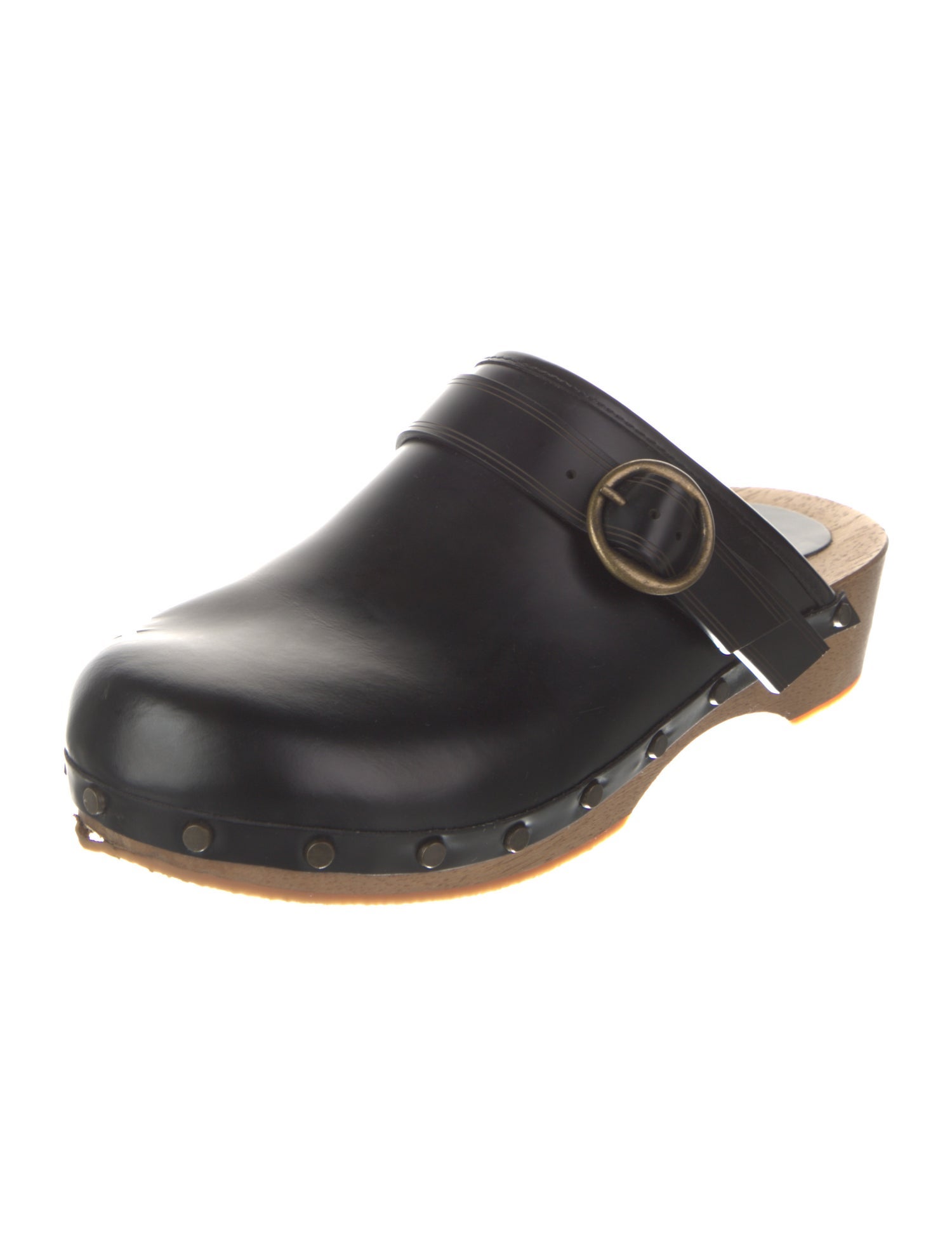 Isabel Marant Leather Studded Accents Mules