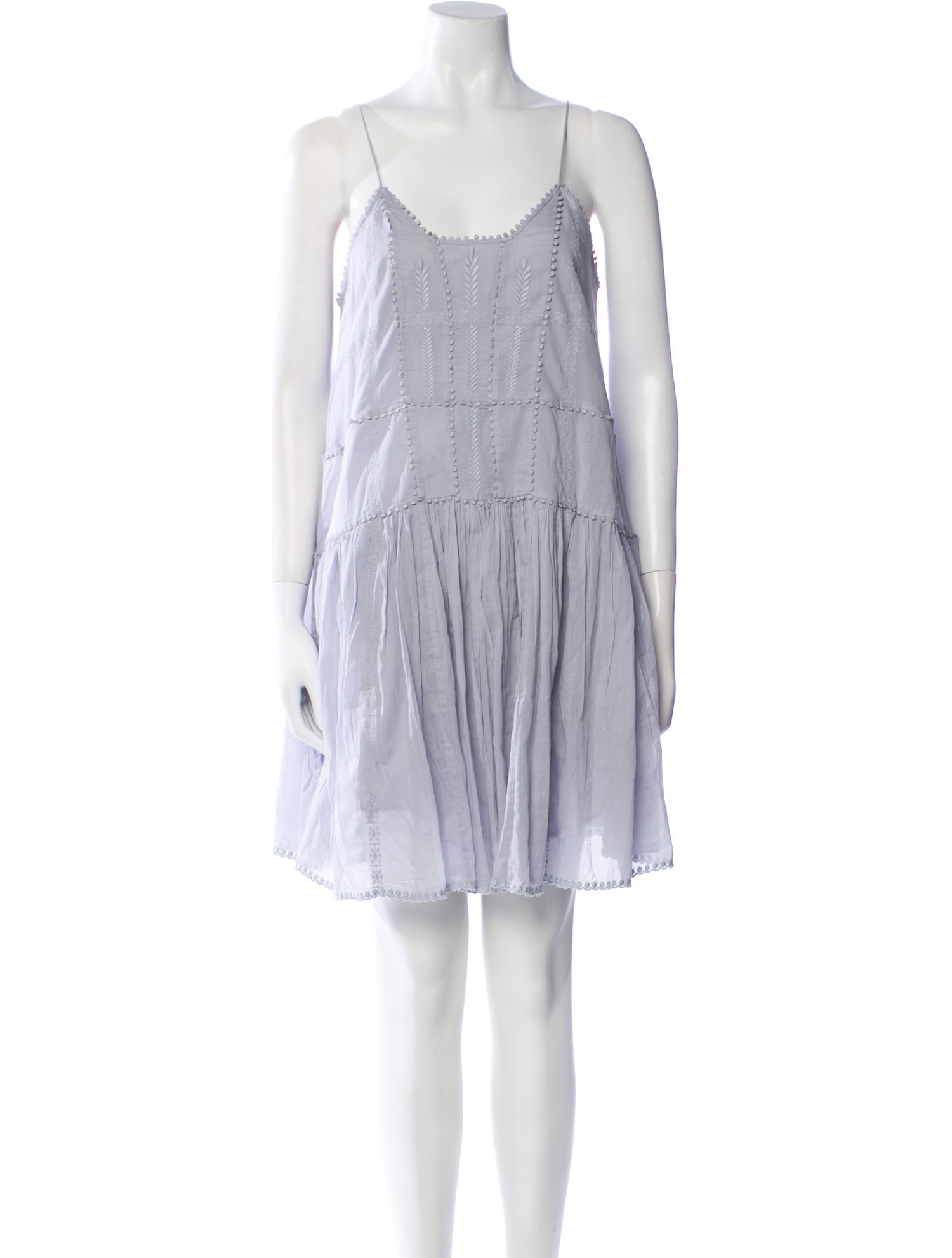 Isabel Marant Scoop Neck Mini Dress